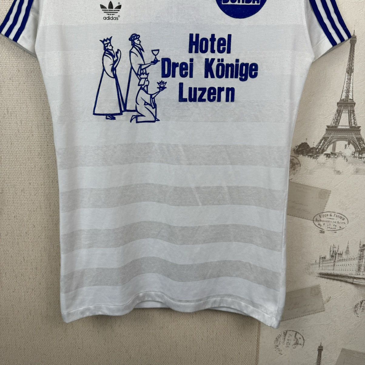 Adidas Vintage Adidas Jersey Borba West Germany Sz M Football Shirt Size US M / EU 48-50 / 2 - 8 Thumbnail