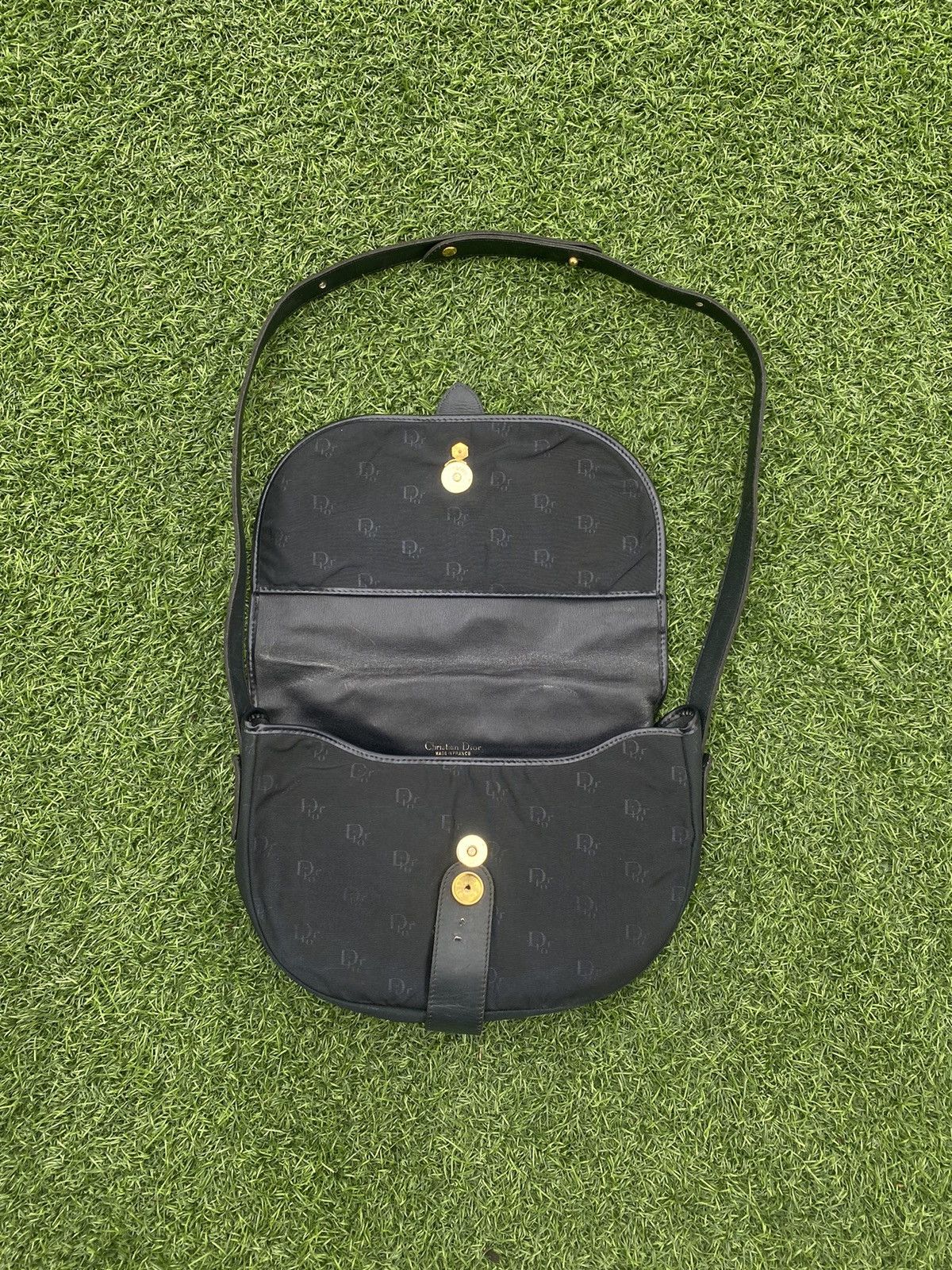 Christian Dior Monsieur VTG CHRISTIAN DIOR MONOGRAM CANVAS CROSSBODY SHOULDER BAG Size ONE SIZE - 5 Thumbnail