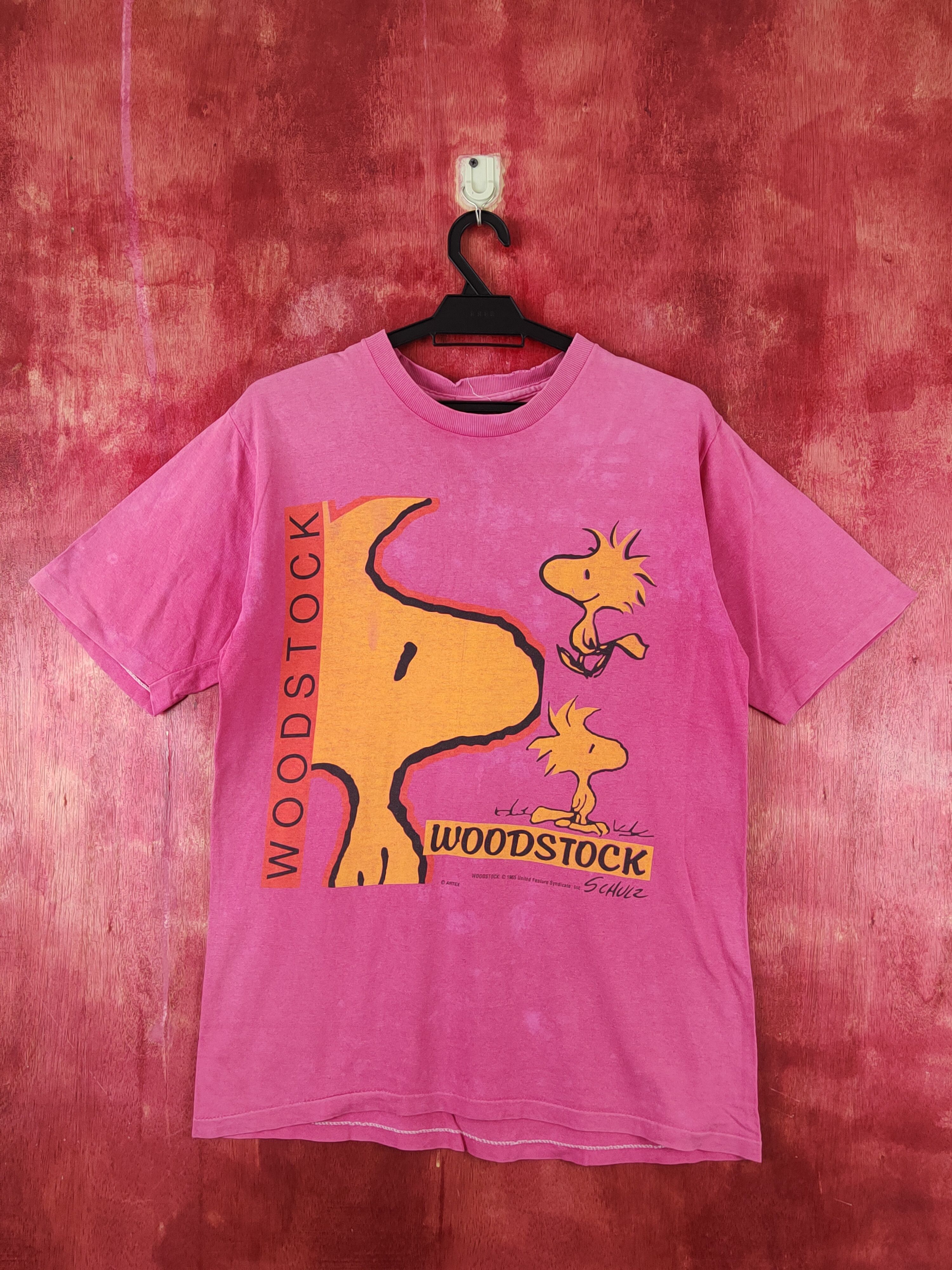 Band Tees 1965 Woodstock pink faded vintage tee #S2301 Size US M / EU 48-50 / 2 - 1 Thumbnail
