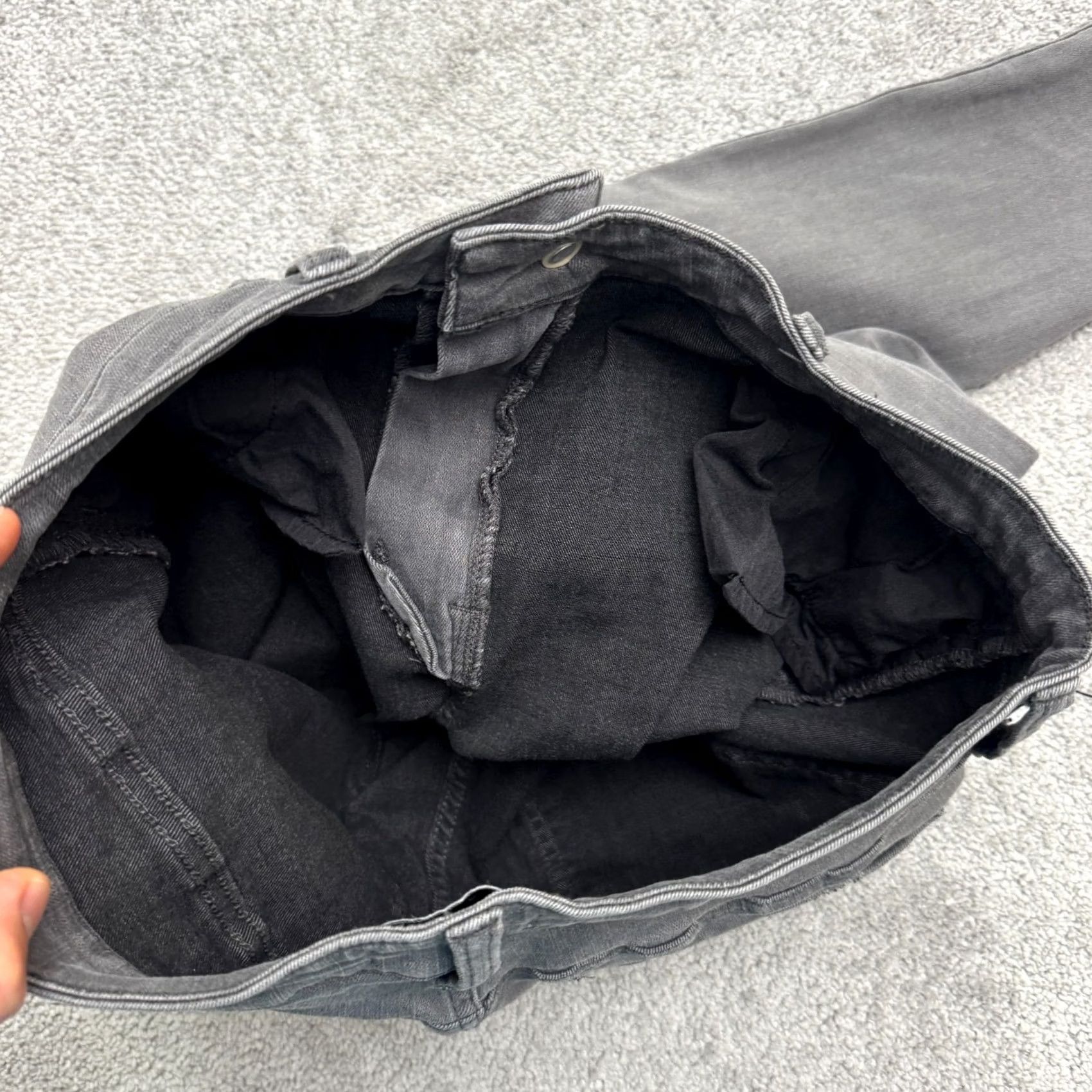 Pistola Pistola Arianna High Rise Distressed Skinny Denim Jeans Womens 31 Gray Brand Pistola Size 24" / US 00 / IT 34 - 4 Thumbnail