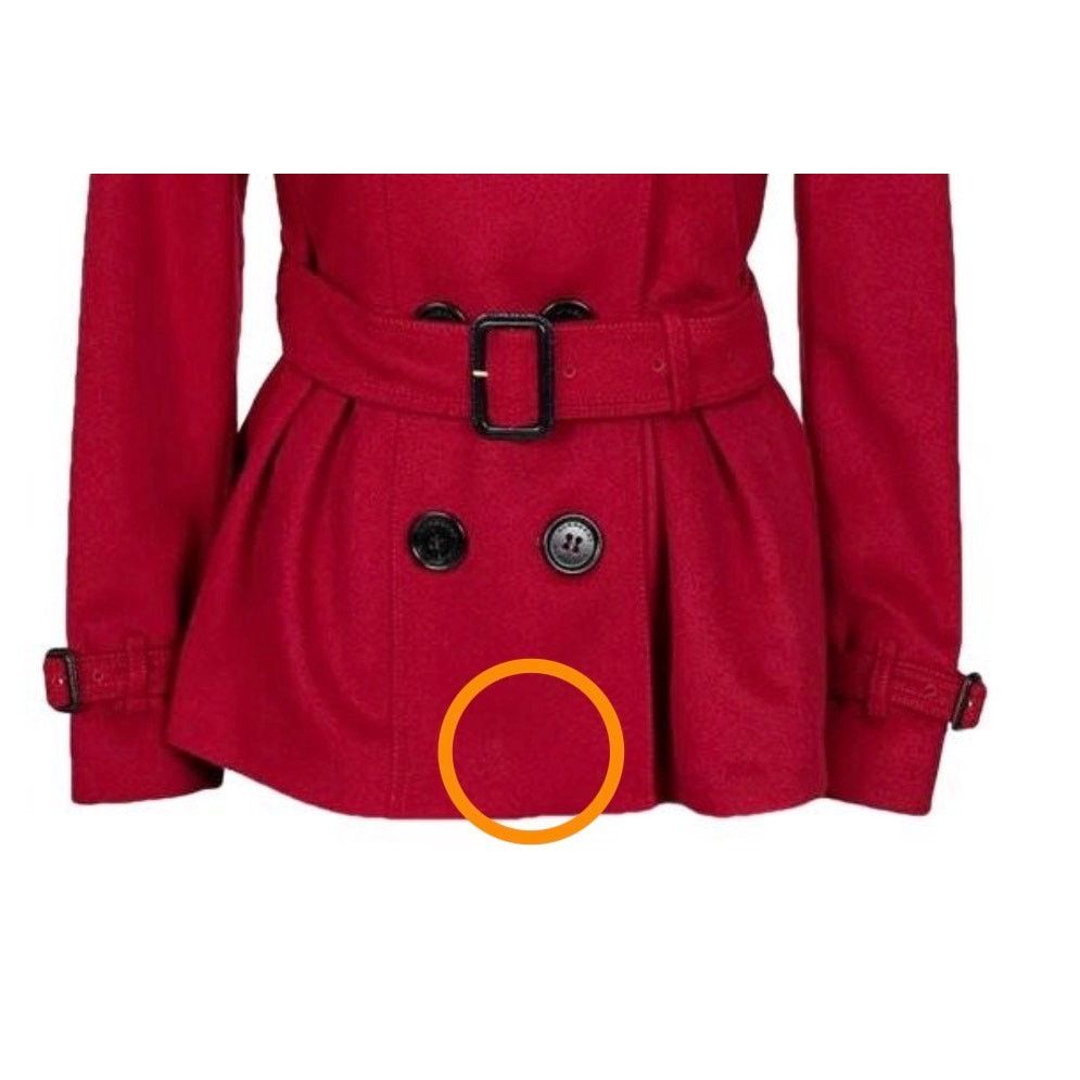 Burberry Burberry Red Wool Cashmere Belted Coat UK10 Size M / US 6-8 / IT 42-44 - 7 Thumbnail