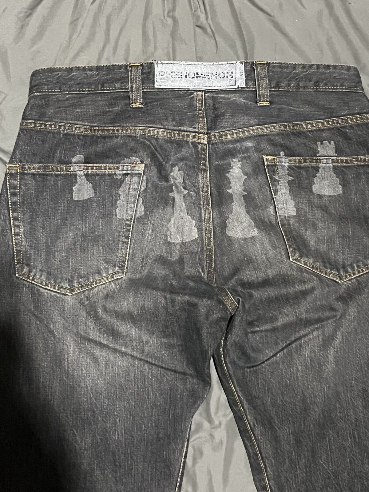 PHENOMENON Vintage PHENOMENON Chess Denim Size US 34 / EU 50 - 6 Thumbnail