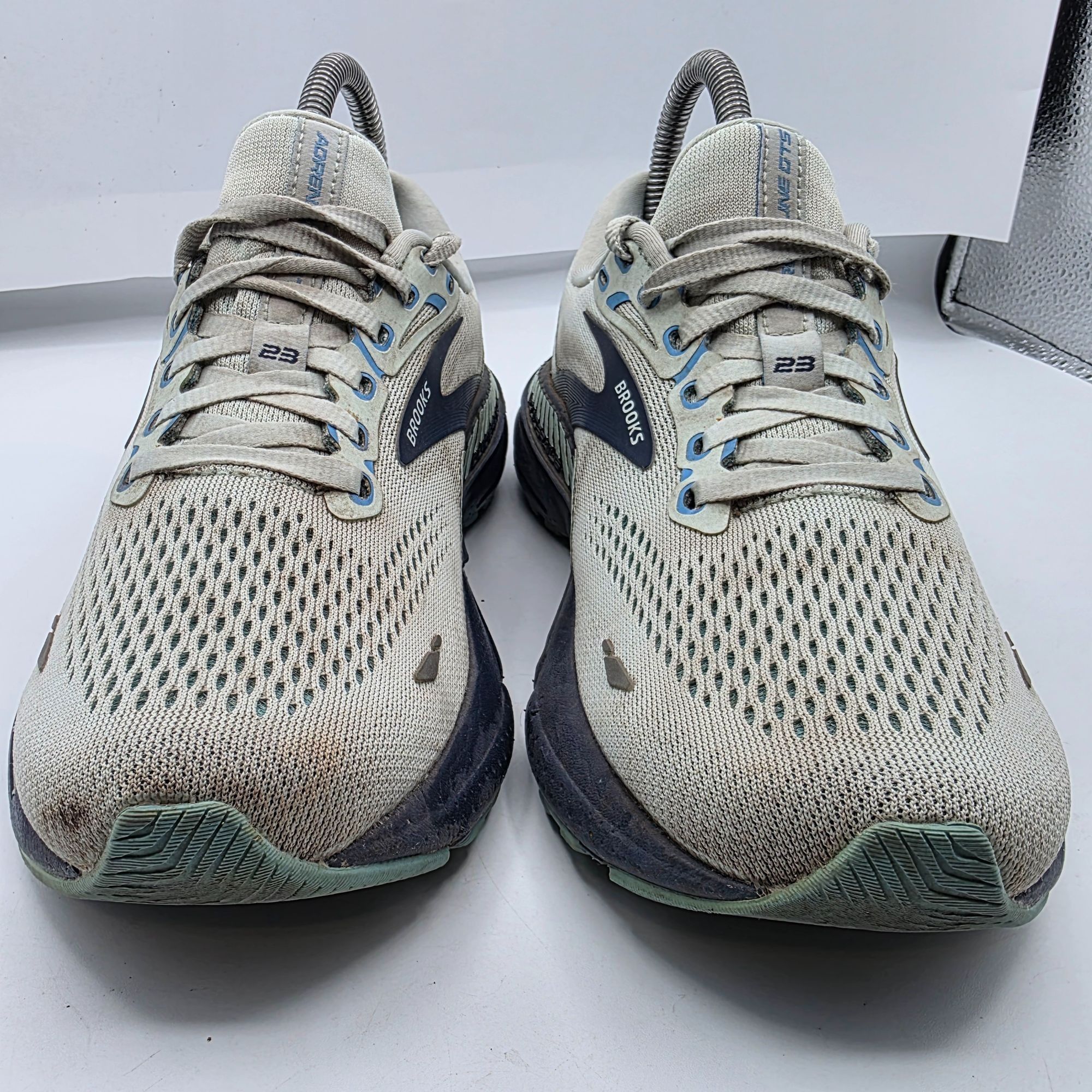 Brooks Brooks Adrenaline GTS 23 Womens Size 7.5 Running Shoes Gray Size US 7.5 / IT 37.5 - 2 Thumbnail