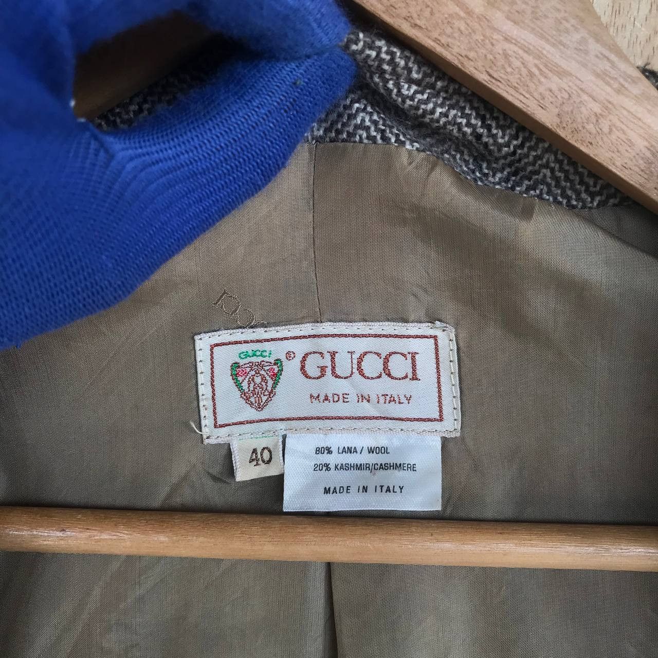 Gucci Vintage 80s Gucci wool jacket women Size S / US 4 / IT 40 - 9 Thumbnail
