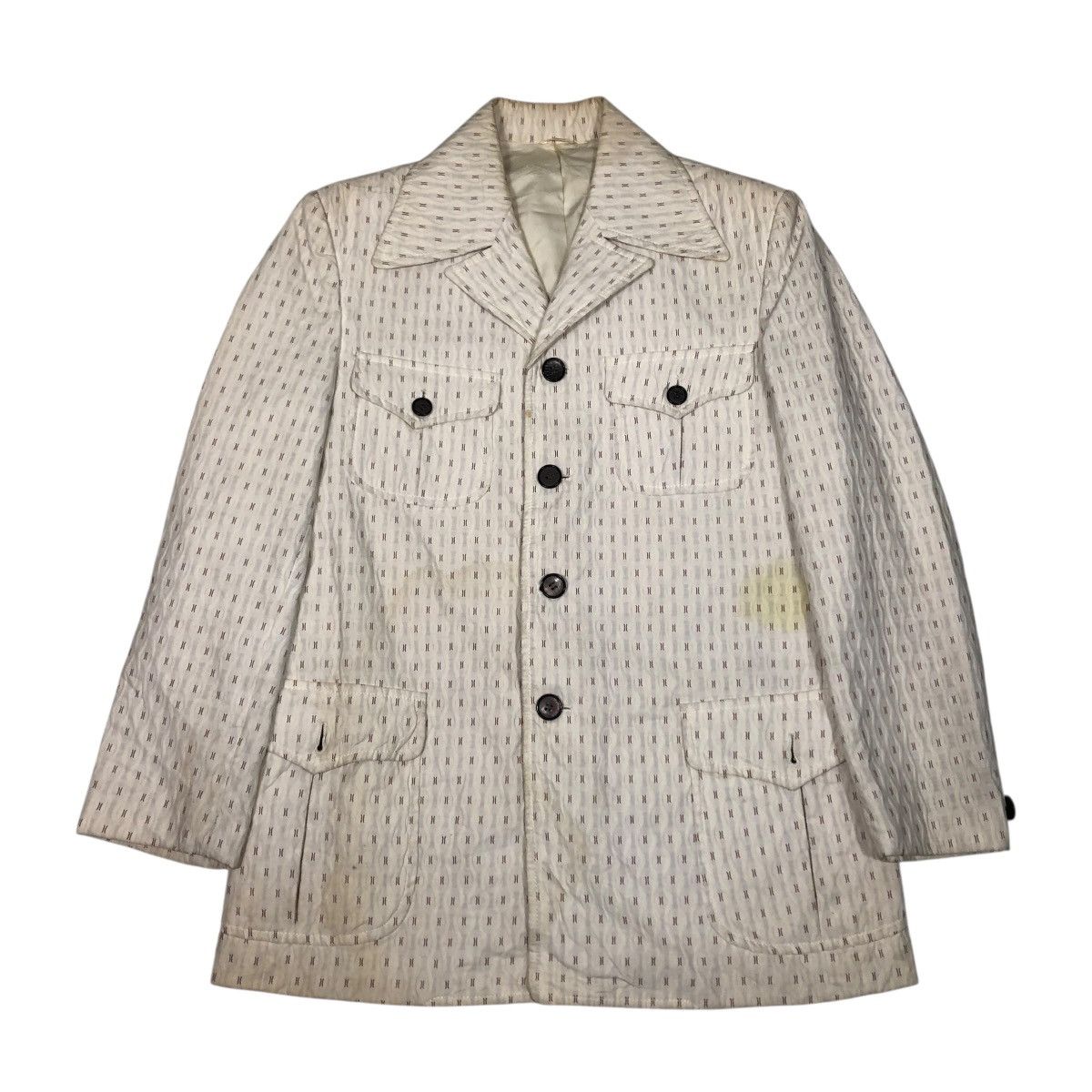 Japanese Brand 🔥VINTAGE CHORE JACKET POLKADOT ANGELO ISSEY MIYAKE Size US M / EU 48-50 / 2 - 1 Thumbnail