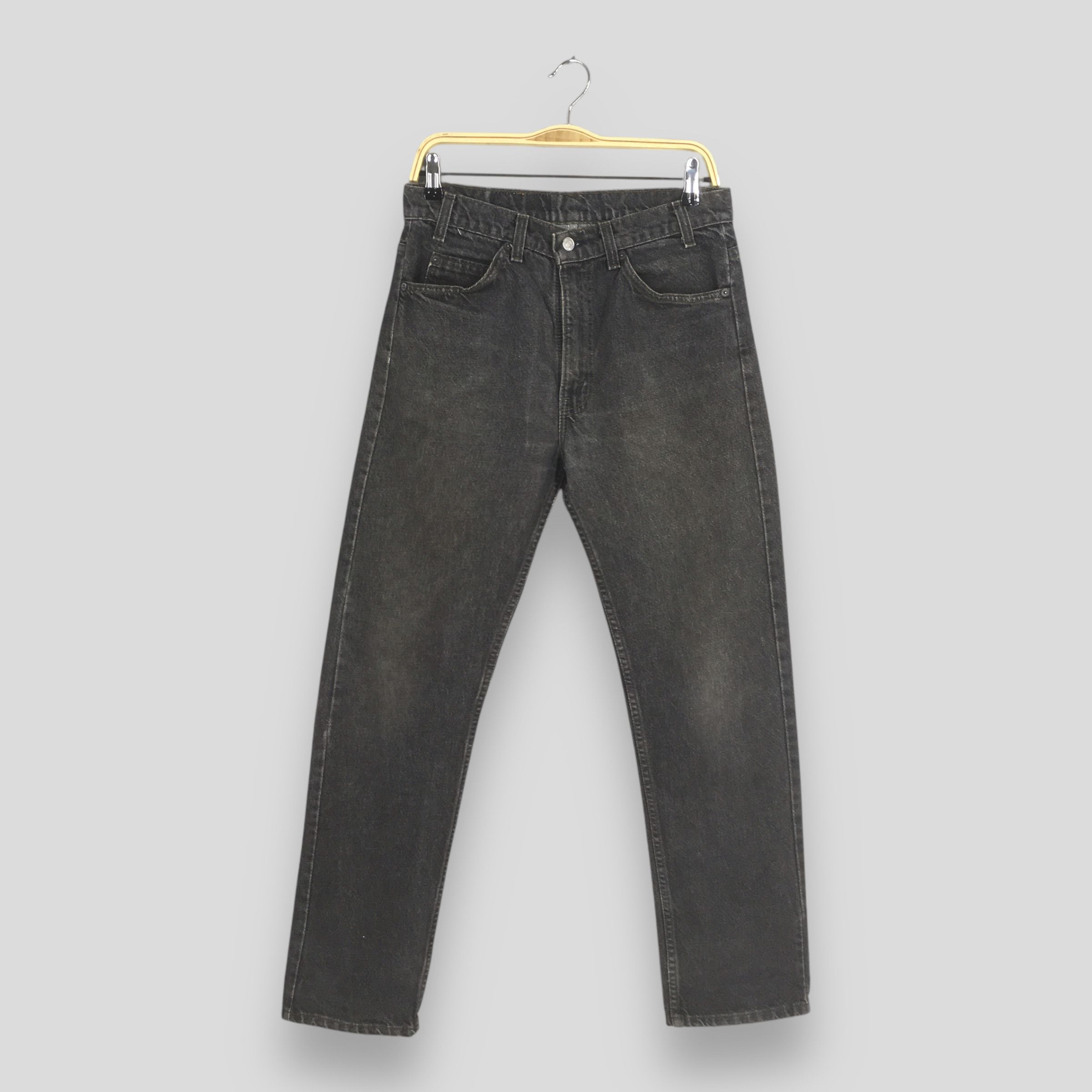 00s levi’s 503 faded baggy denim black Size 28x33.5 Vintage Levis 503 Dark Black Jeans Straigh Leg