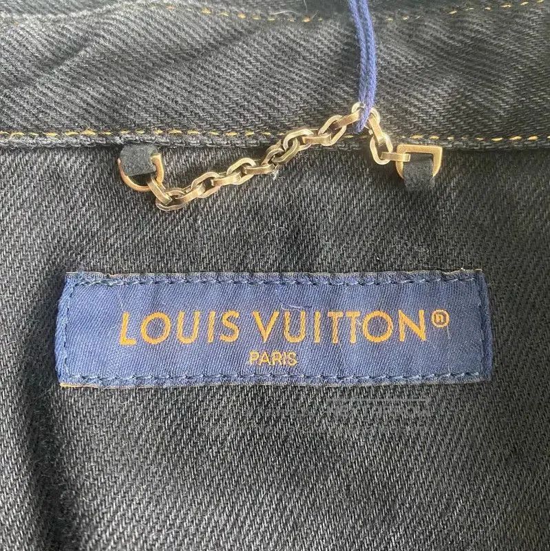Louis Vuitton Louis Vuitton Black Cotton Men's Jacket . Size US L / EU 52-54 / 3 - 3 Thumbnail