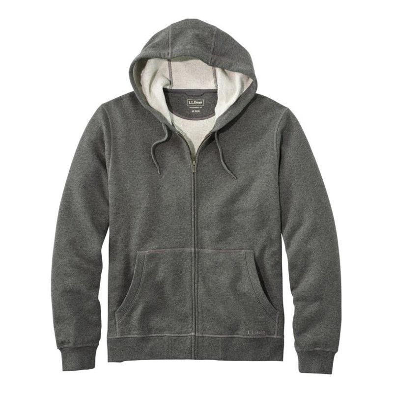 L.L. Bean L.L. Bean Hoodie Sweatshirt Full Zip Pocket Fleece Gray S Grailed