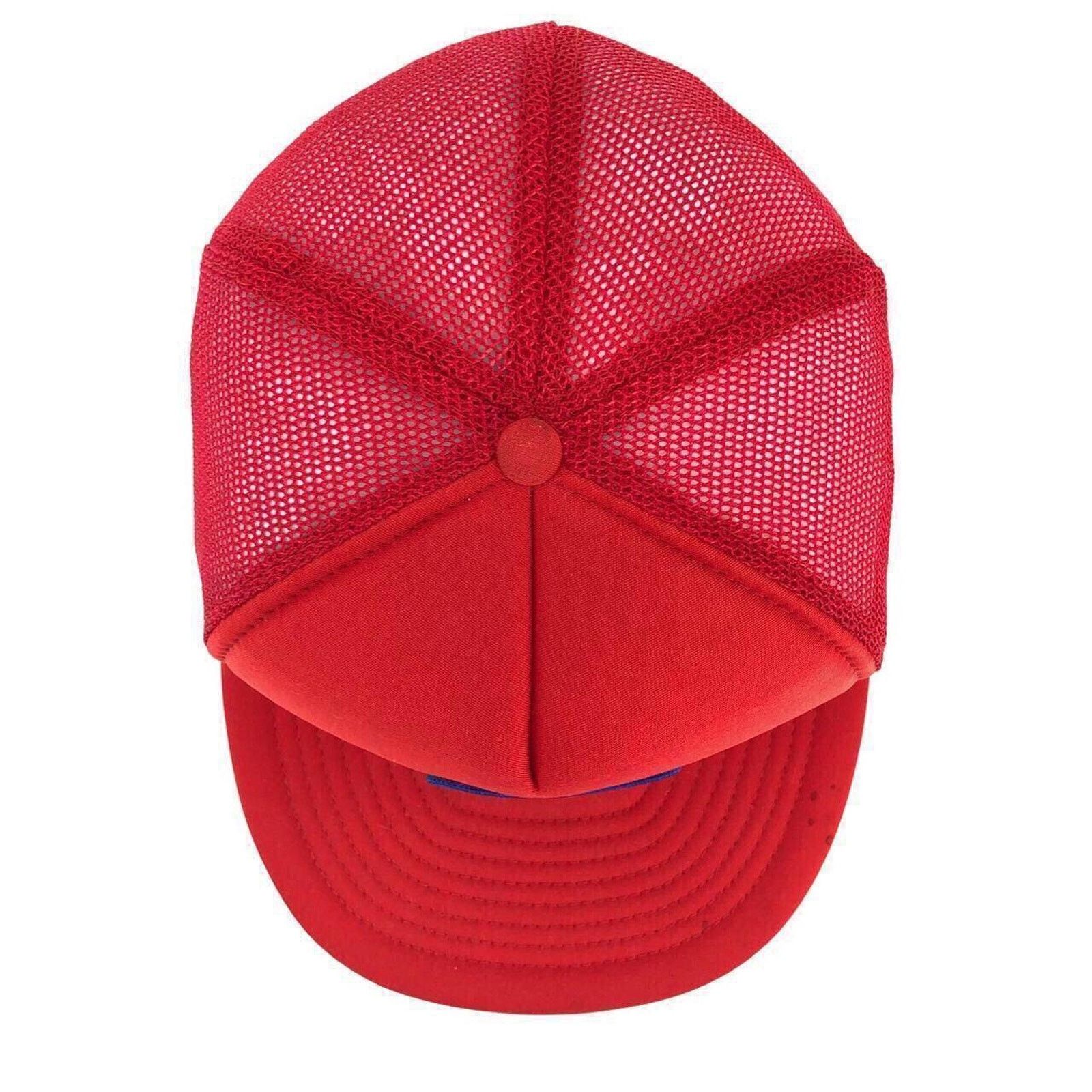 Nissan × Vintage 80s West Building Supply red trucker hat 1980s vintage Size ONE SIZE - 2 Thumbnail