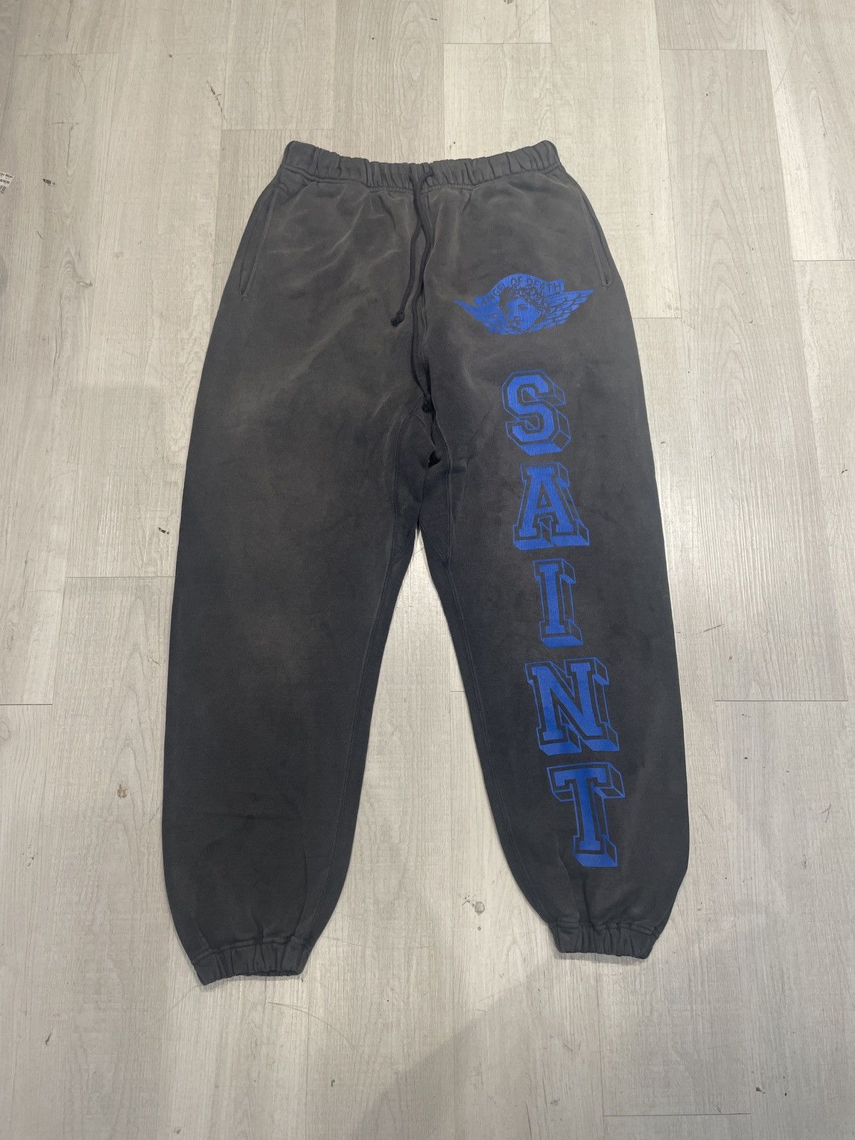 Saint Michael Saint Michael Angel of Death Sweatpants Black Blue Size US 32 / EU 48 - 1 Thumbnail