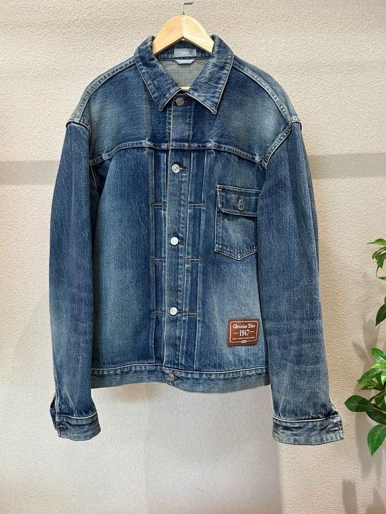 Dior Dior FW22 Logo Denim Jacket 52 - dmc Size US L / EU 52-54 / 3 - 1 Thumbnail