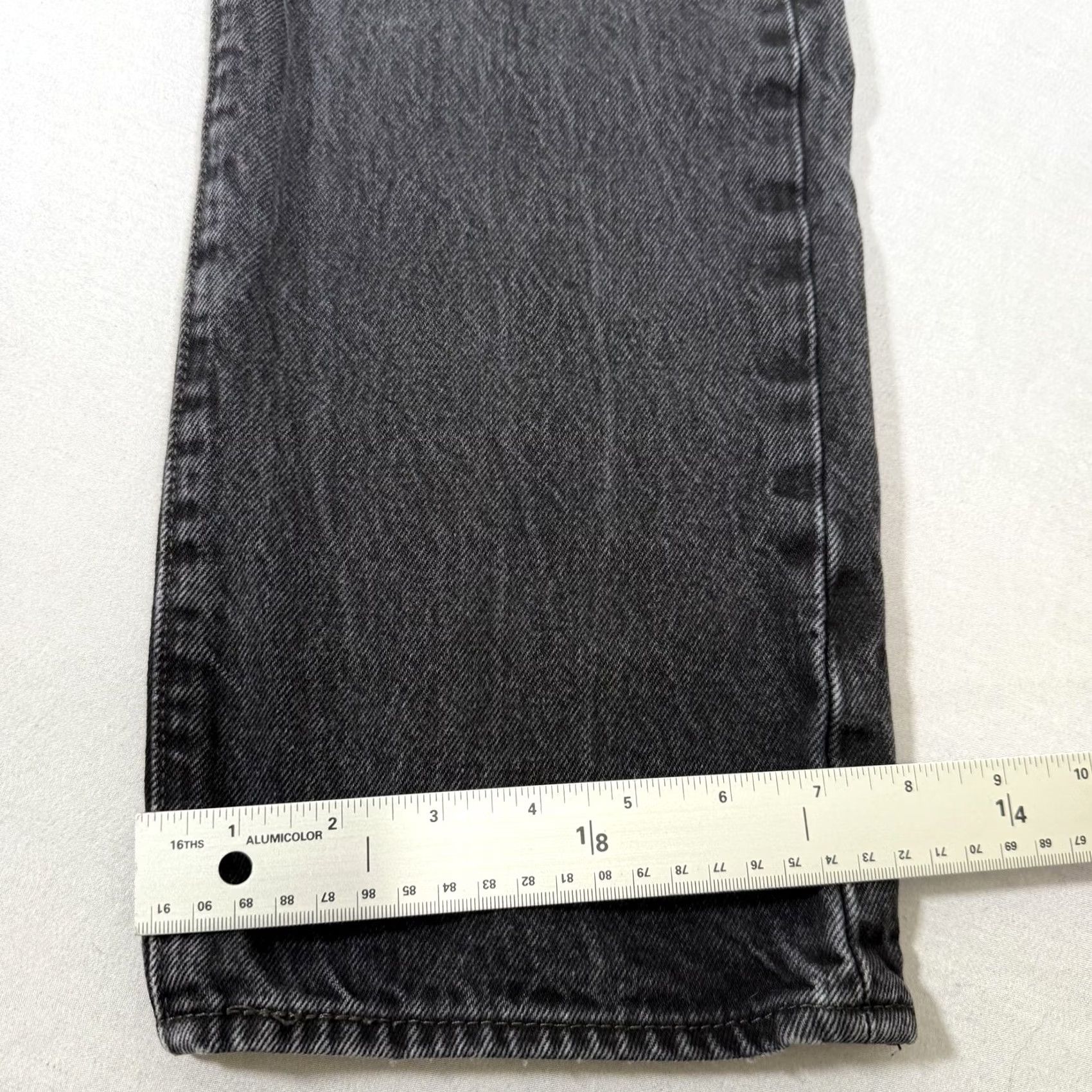 Levi's Levi's 501 Jeans Mens Regular Straight Leg 34x30 Black Denim Cotton Button Fly Pockets Vintage: No West Cowboy Theme Cowboy Size US 34 / EU 50 - 6 Thumbnail