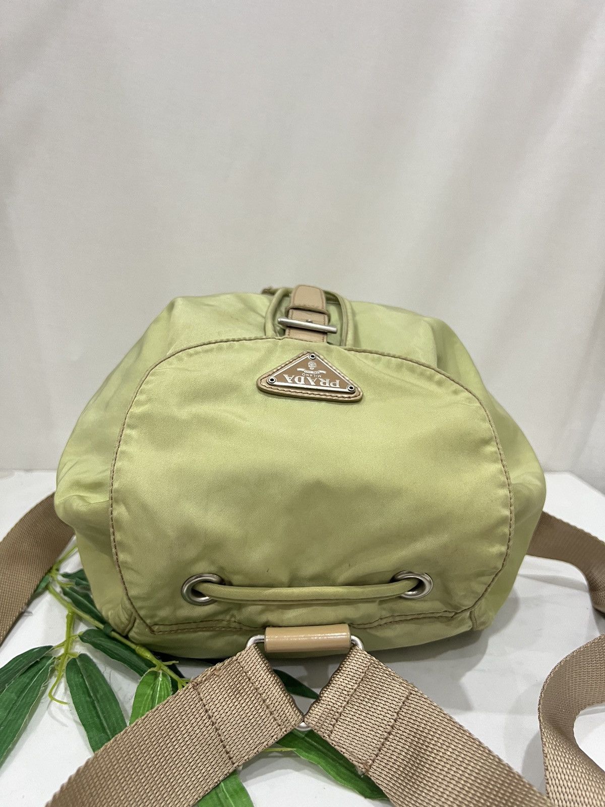 Prada Vintage prada backpack cream nylone Size ONE SIZE - 6 Thumbnail