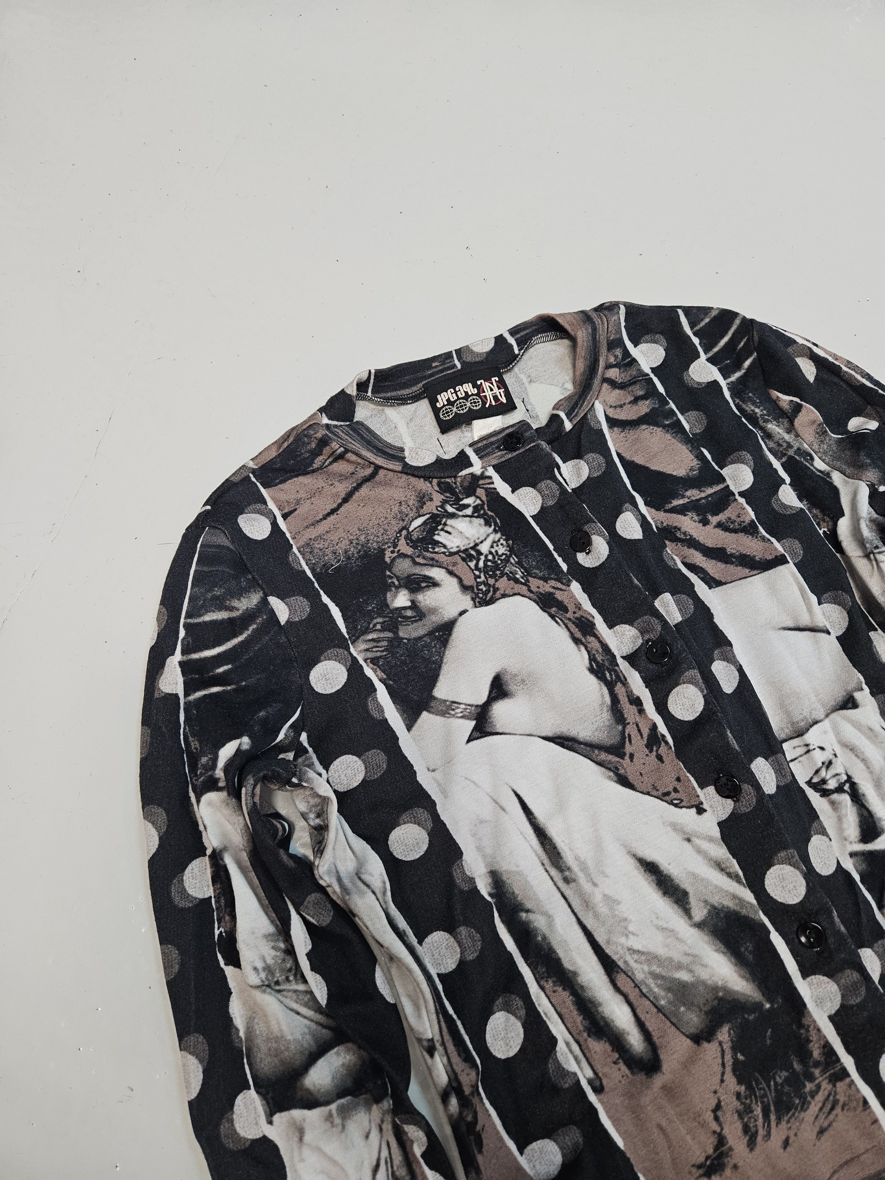 Jean Paul Gaultier Jean Paul Gaultier reneissance woman & polka dot cardigan Size M / US 6-8 / IT 42-44 - 3 Thumbnail