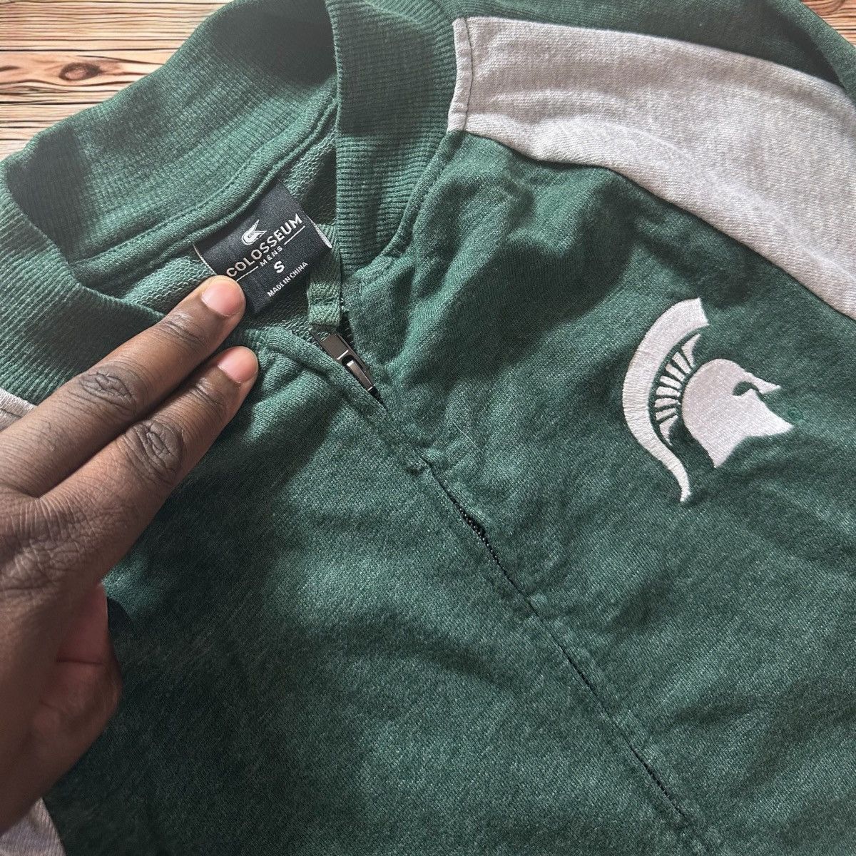 Colosseum Athletics Colosseum Michigan State Spartans Mens Small Green NWT Size US S / EU 44-46 / 1 - 2 Thumbnail
