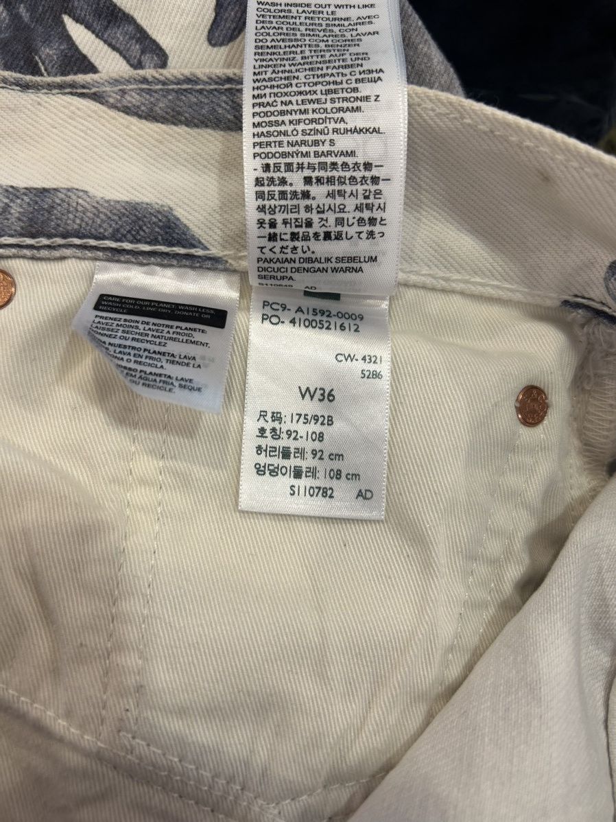 DENIM TEARS Levi's x Denim Tears 501 Original Fit Jeans Size US 36 / EU 52 - 7 Thumbnail