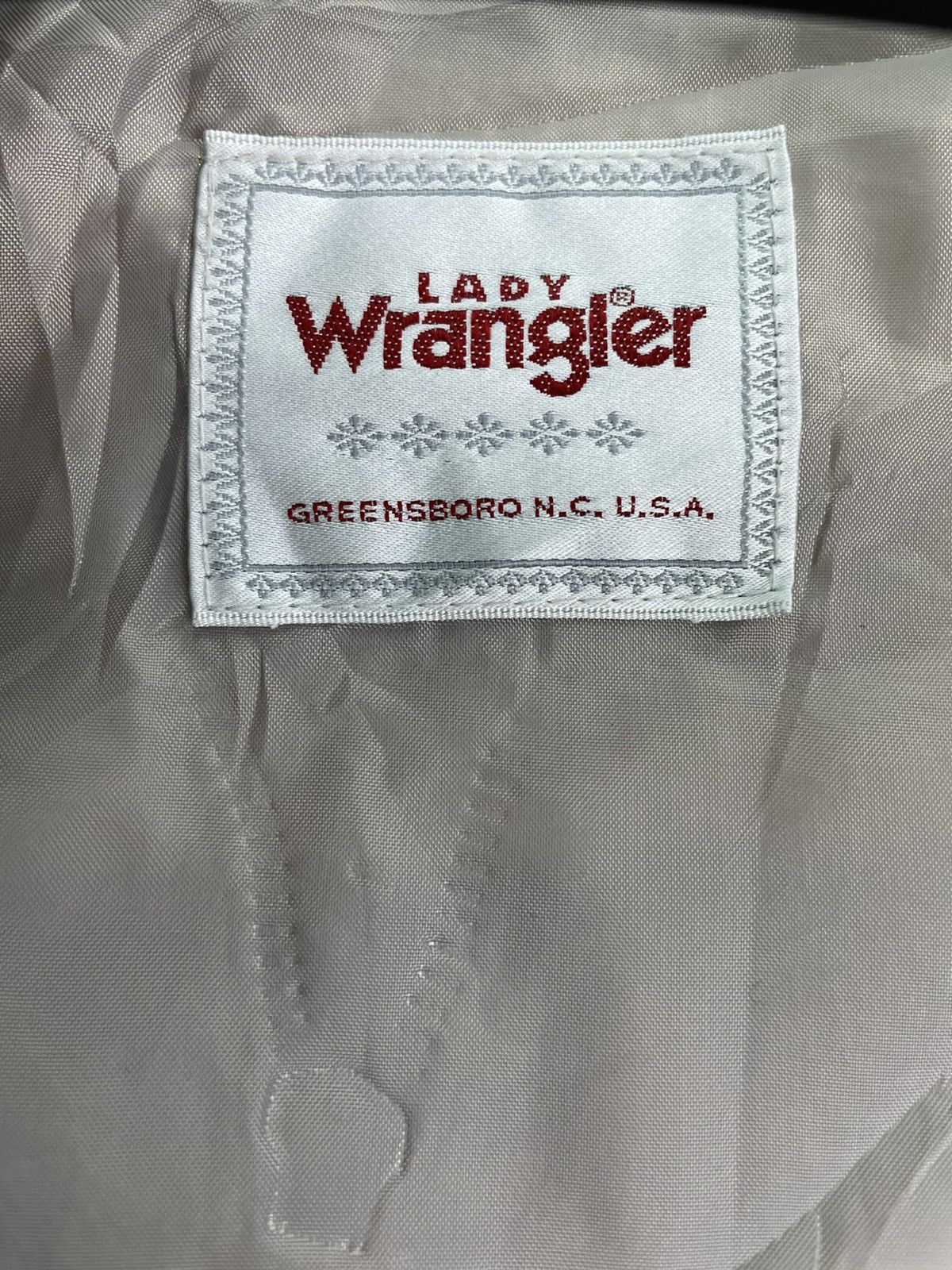 Vintage × Wrangler Vtg 90s Lady Wrangler by WRANGLER multi stripes wool jacket Size ONE SIZE - 7 Thumbnail