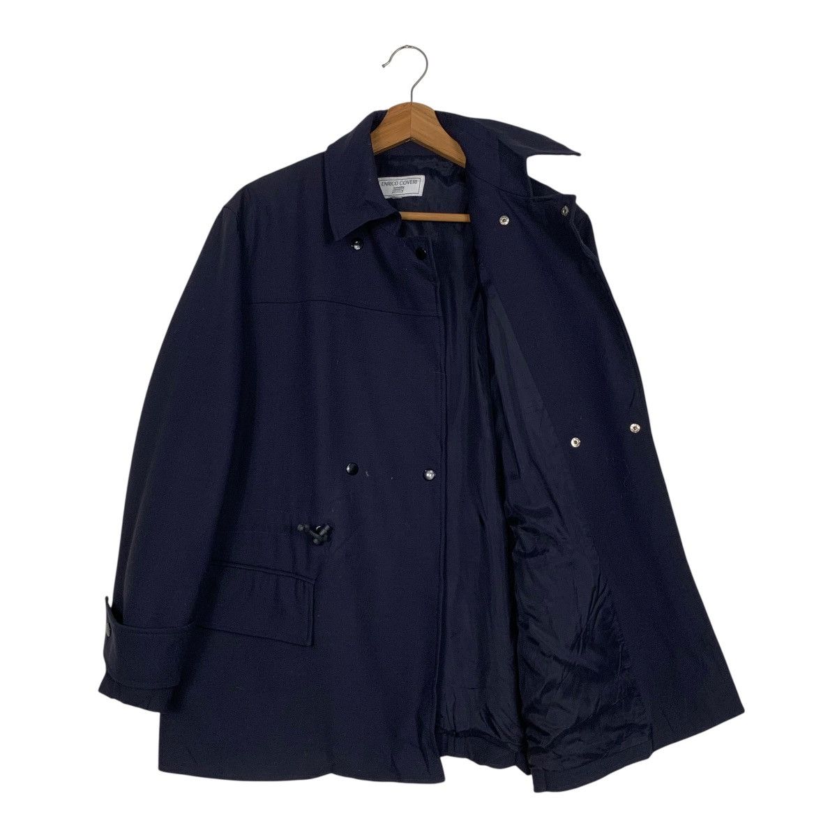 Enrico Coveri ENRICO COVERI Wool Casual Jacket #3562-C163 Size US M / EU 48-50 / 2 - 9 Thumbnail