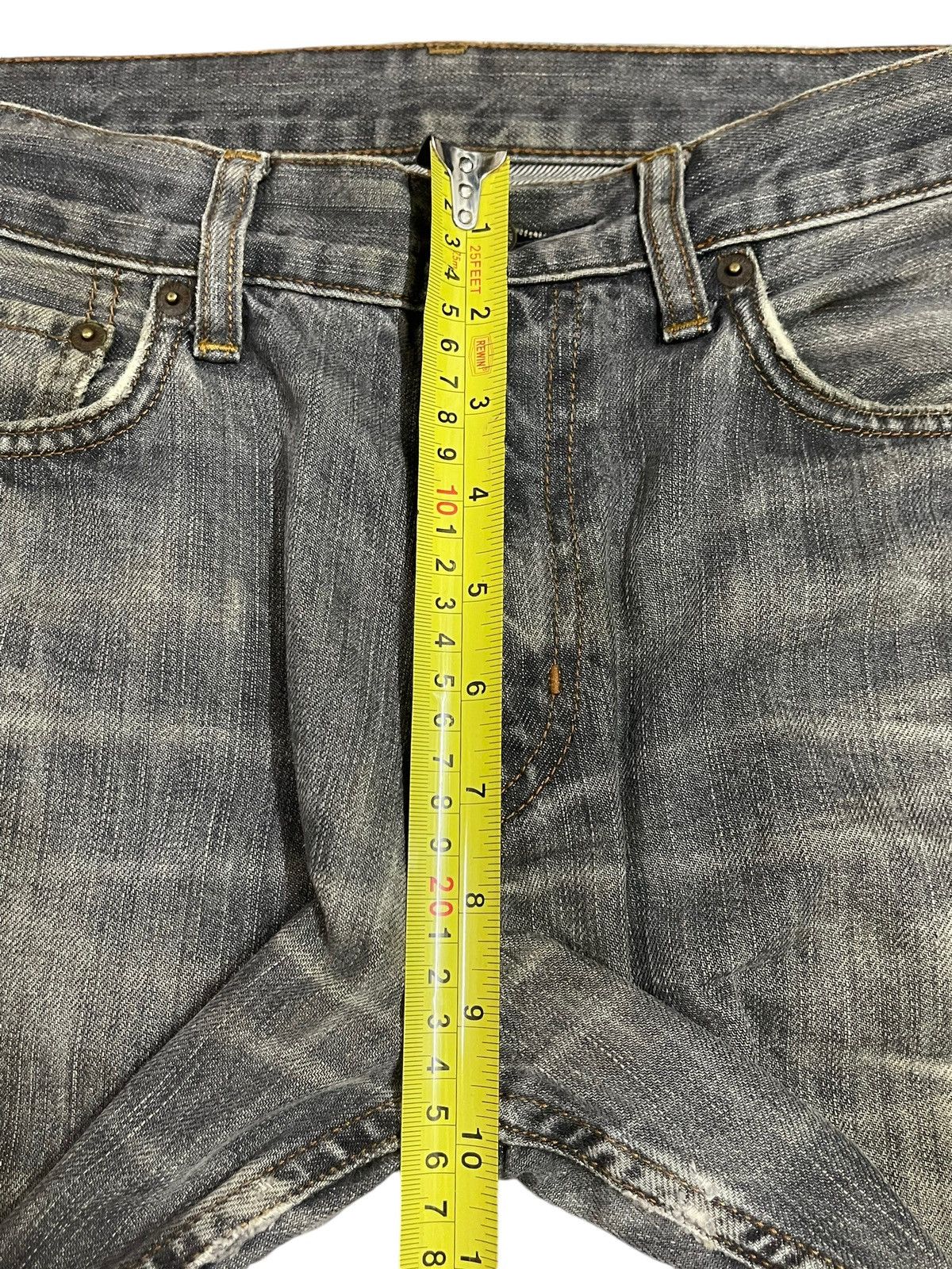 Uniqlo Vintage Japanese Uniqlo Faded Wash Style Distressed Jeans Size US 30 / EU 46 - 15 Thumbnail