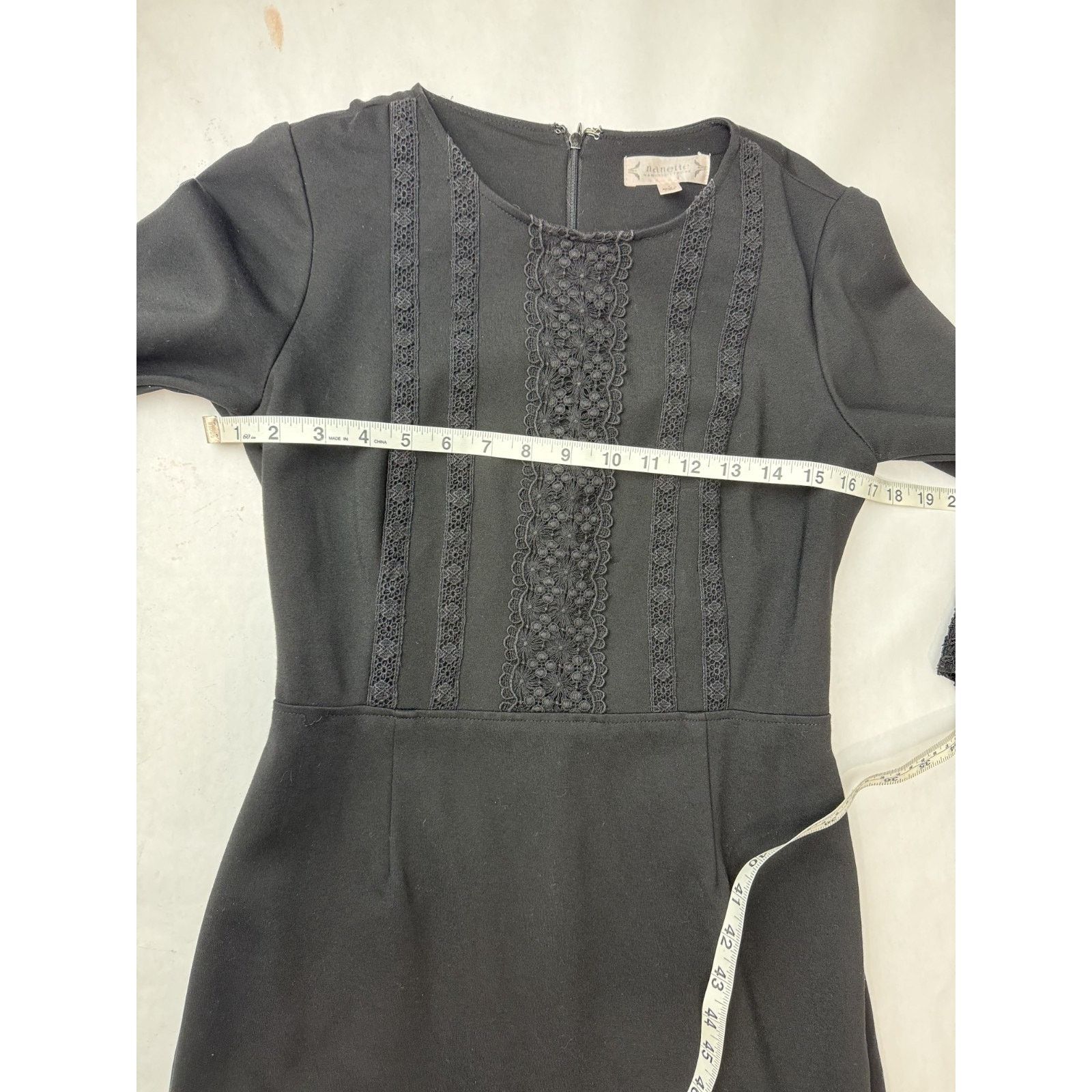 Nanette Lepore Witchy Nanette Lepore Bell Sleeve Black Dress Cocktail 4 Size S / US 4 / IT 40 - 4 Thumbnail