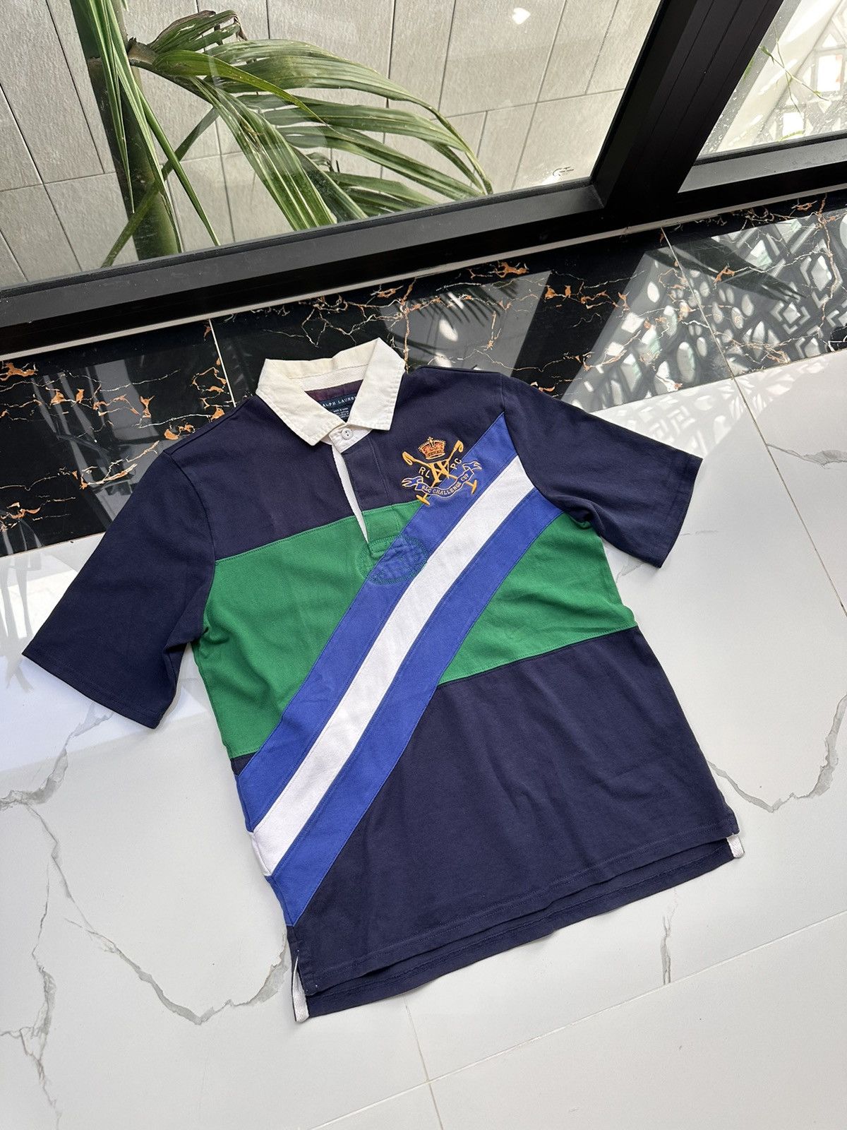 Polo Ralph Lauren × Vintage POLO RALPH LAUREN VINTAGE BIG LOGO POLO T-SHIRT Size US L / EU 52-54 / 3 - 1 Thumbnail