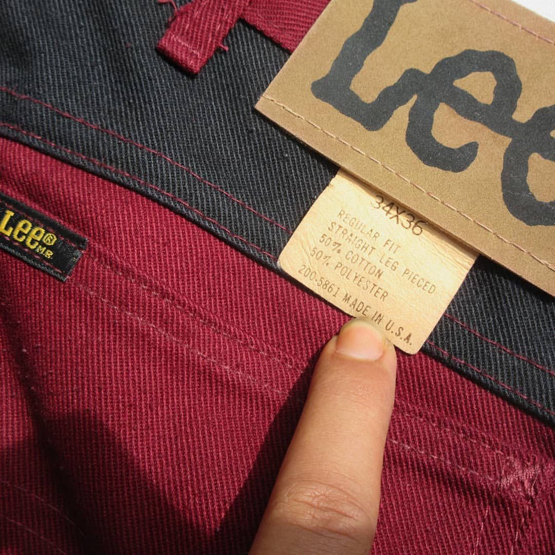 Lee × Vintage Lee Mr Rider jeans Sta Prest Trouser pants Union Made Garmen Size US 34 / EU 50 - 3 Thumbnail
