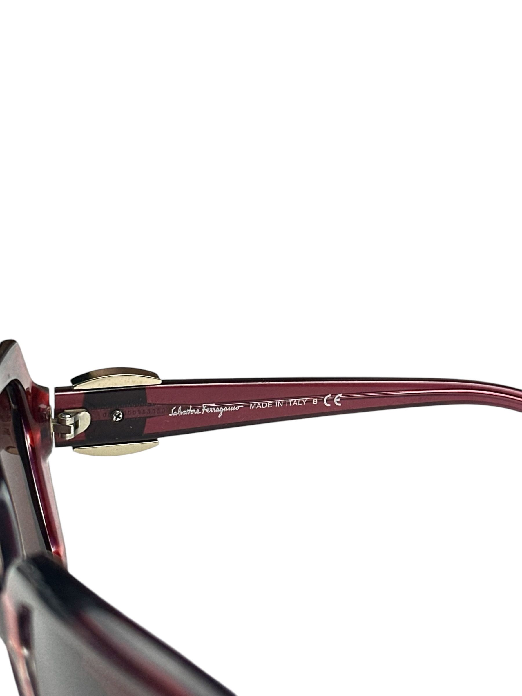 Salvatore Ferragamo Ferragamo Round Square Sunglasses Size ONE SIZE - 5 Thumbnail