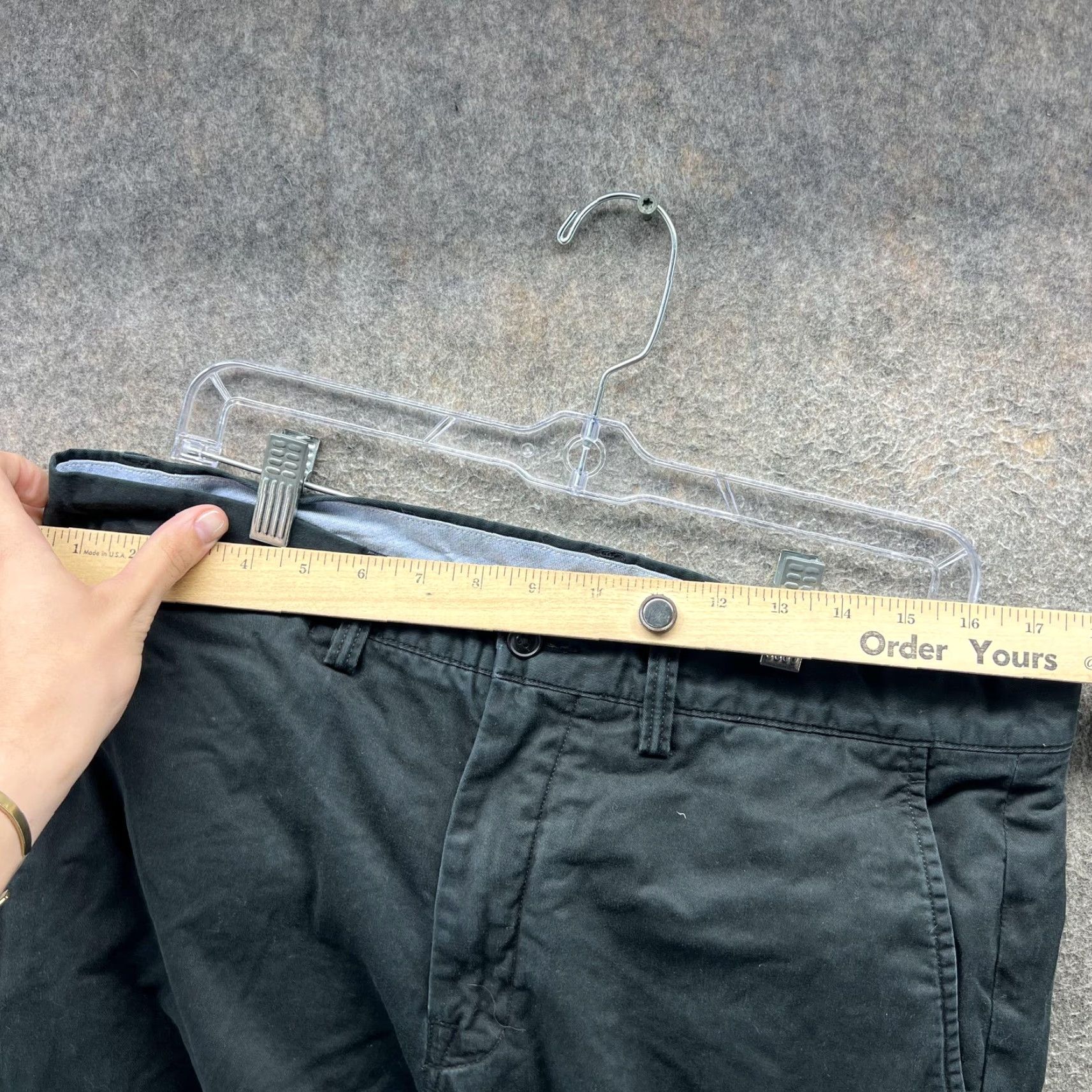 Polo Ralph Lauren Polo Ralph Lauren Pants Mens 34x30 Black Andrew Chino Stretch Straight Leg Size US S / EU 44-46 / 1 - 3 Thumbnail