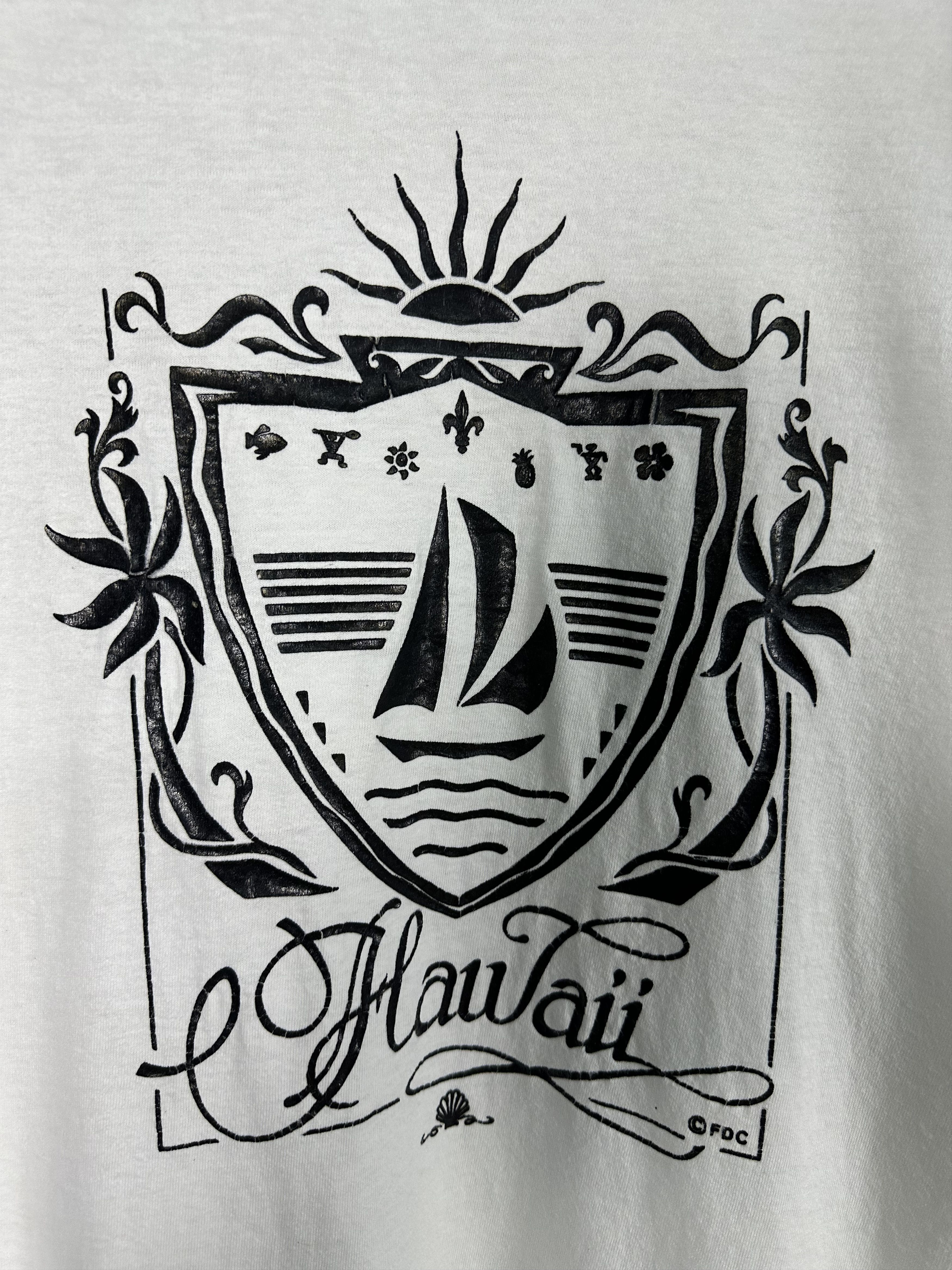 Vintage Hawaii Single Stitch Made In Usa Vintage Tshirt A376 Size US M / EU 48-50 / 2 - 2 Thumbnail