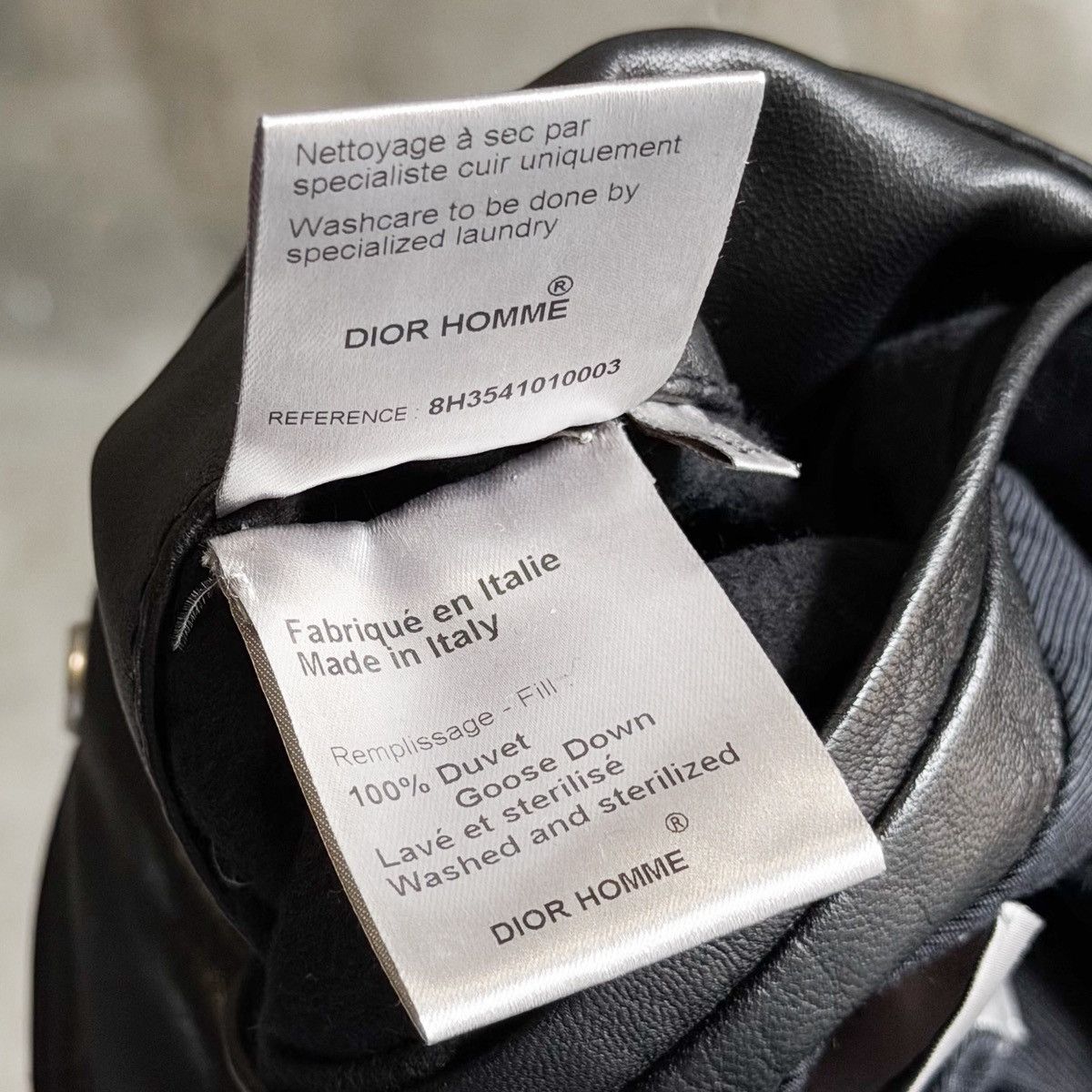 Dior Dior Homme AW08 Leather Puffer Down Jacket By KVA Size US L / EU 52-54 / 3 - 8 Thumbnail