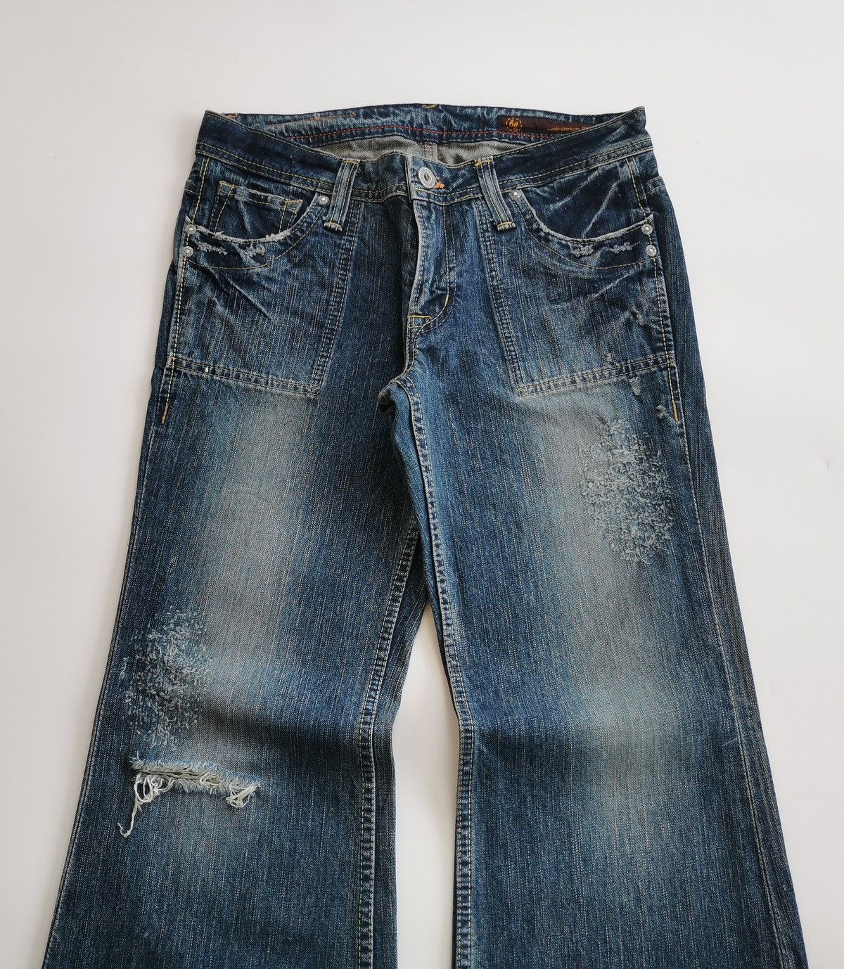 Levi's Flare Bootcut Brappers Lady Vintage Denim Jeans Size 30" / US 8 / IT 44 - 2 Thumbnail