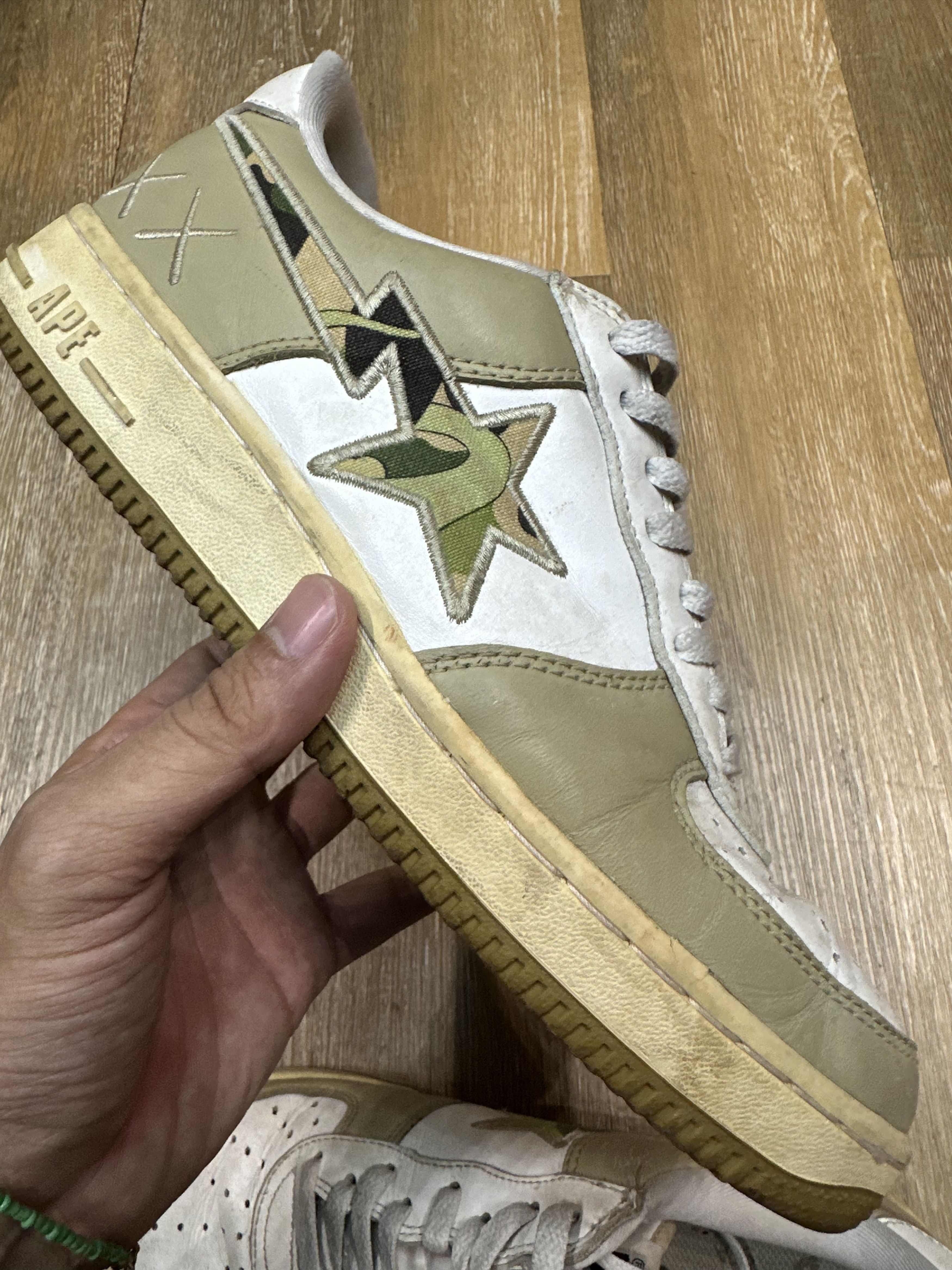 Bape × Kaws Rare 2006 Vtg Bapesta x Kaws Sneaker Size US 10.5 / EU 43-44 - 6 Thumbnail