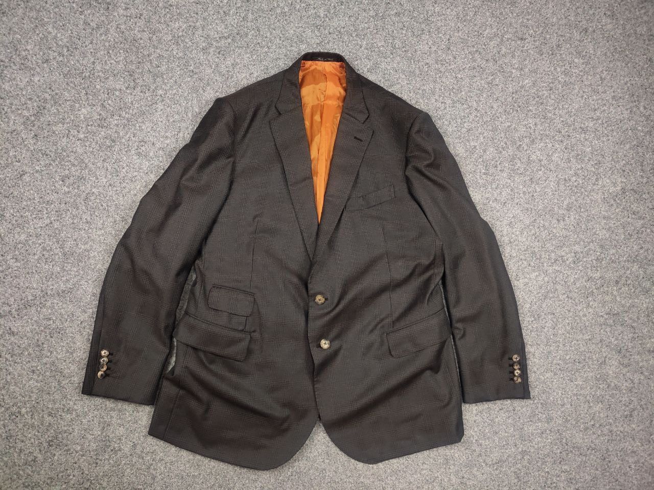 Ermenegildo Zegna Ermenegildo Zegna Electa Check Classic Wool Suit Blazer Size US XL / EU 56 / 4 - 7 Thumbnail