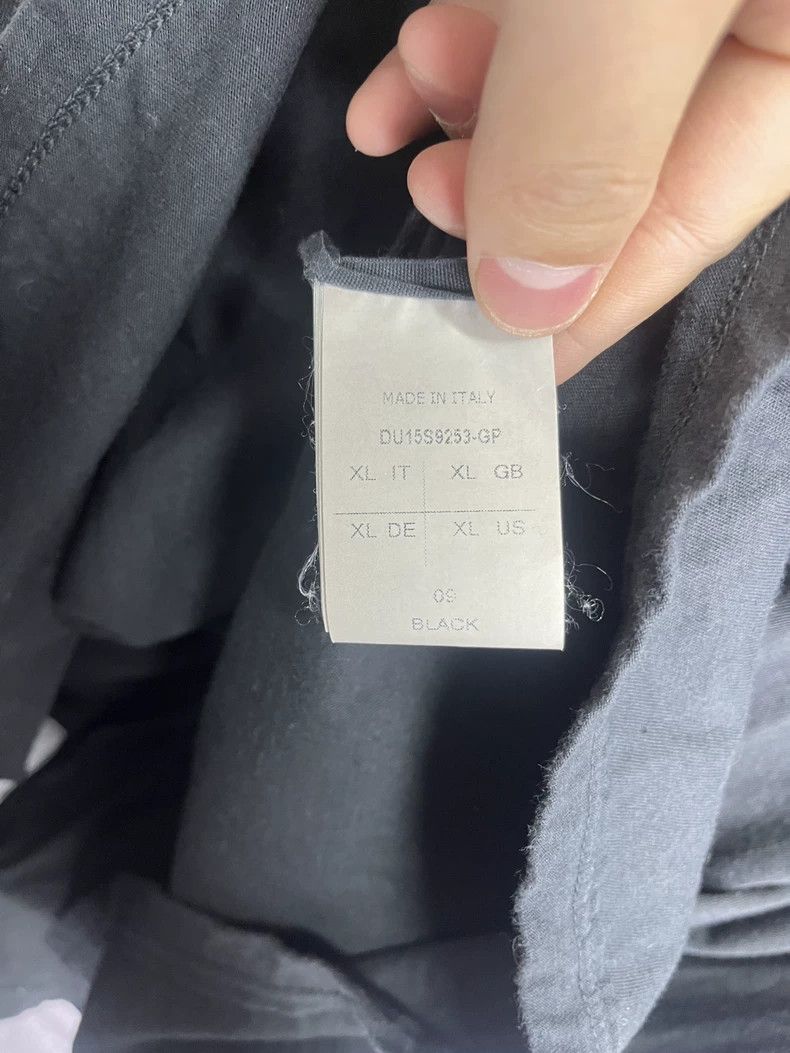 Rick Owens Rick Owens Long black T-shirt 2504-Nextarrow Size US XL / EU 56 / 4 - 3 Thumbnail