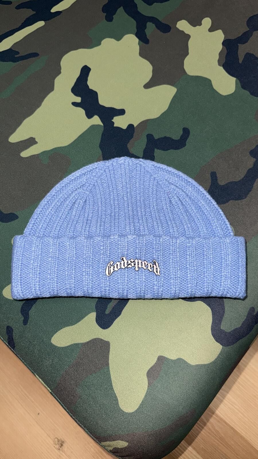 Godspeed Godspeed Frosted Blue OG Logo Beanie Size ONE SIZE - 1 Thumbnail