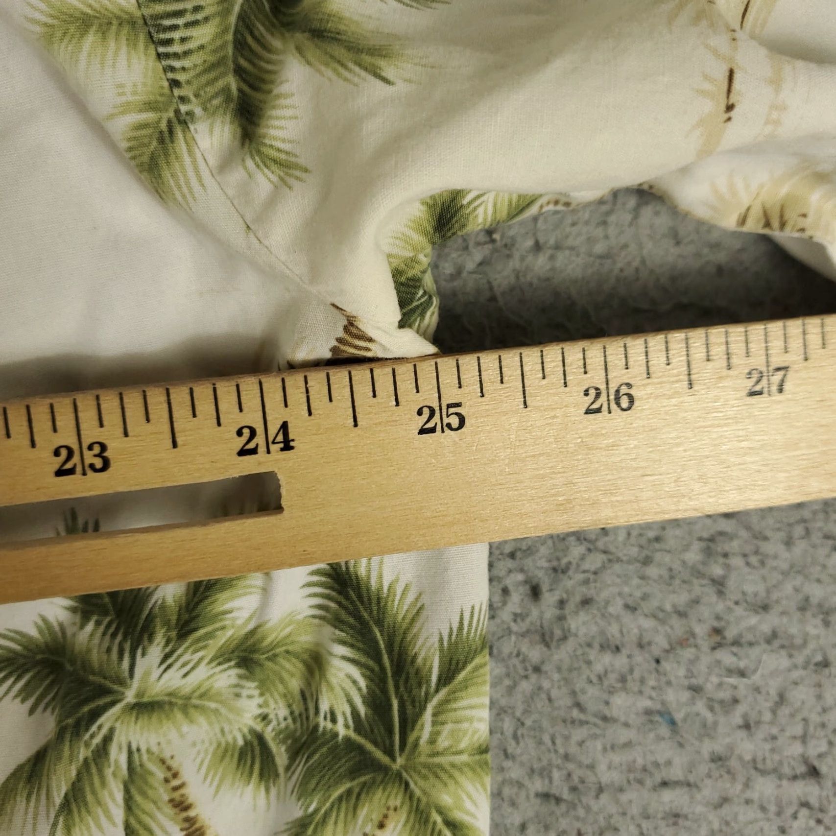 Vintage Pacific Legend Shirt Mens XL Beige Palm Tree Print Camp Hawaiian Button Up Size US XL / EU 56 / 4 - 7 Thumbnail