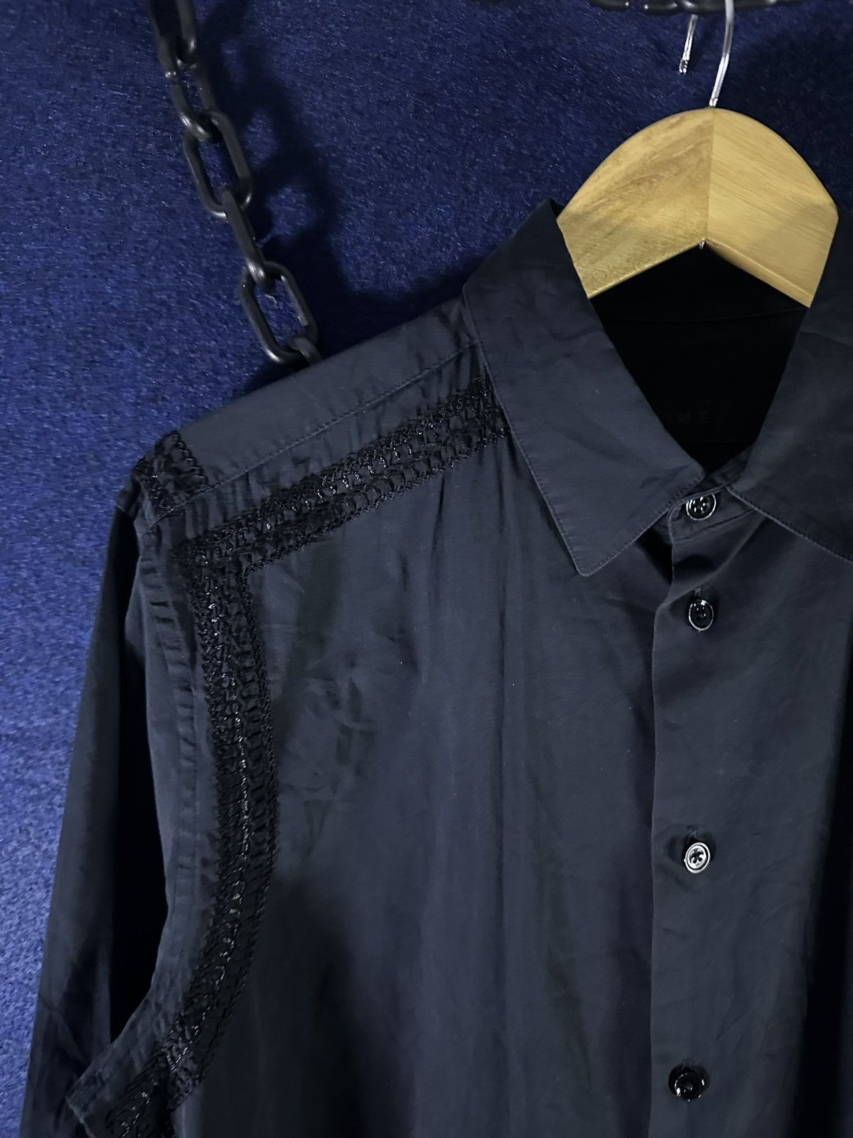 Japanese Brand Japanese Unique Shirt Pattern Maison Margiela Style Size US L / EU 52-54 / 3 - 4 Thumbnail