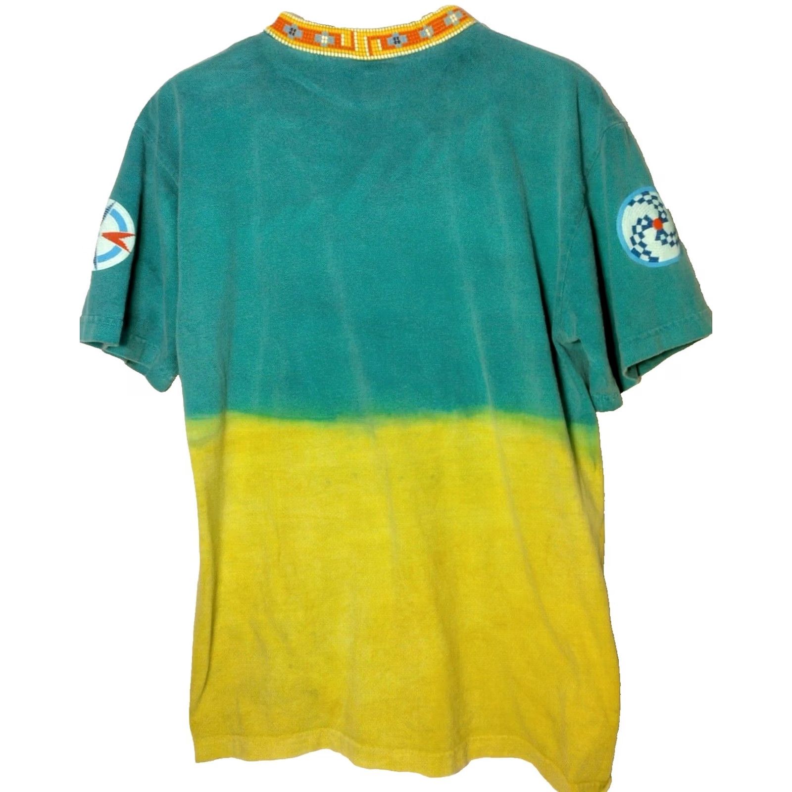 Native VINTAGE Tie-Dye Shirt M Native Graphic Puffy Graphic Tribal Size US M / EU 48-50 / 2 - 3 Thumbnail