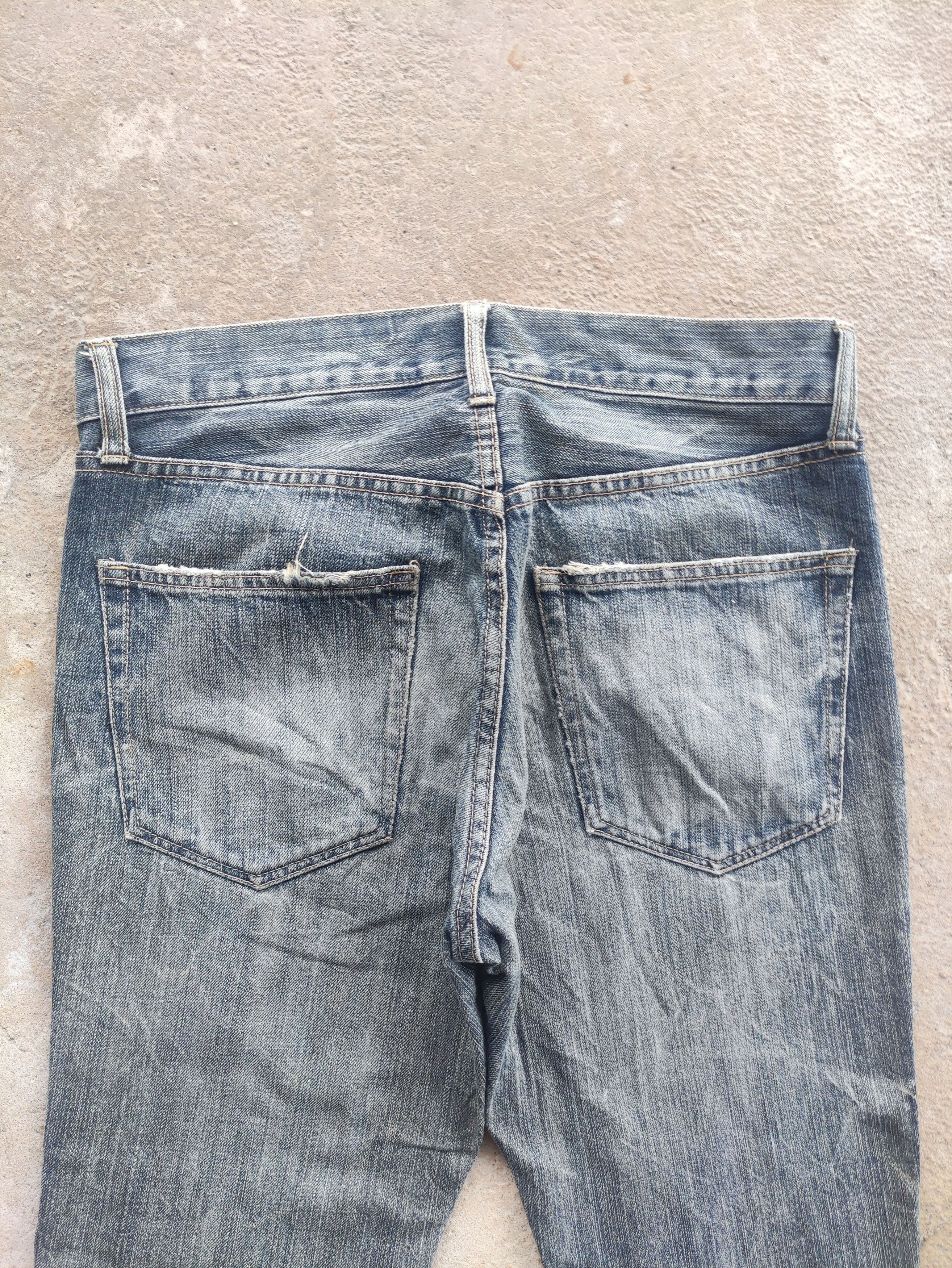 Japanese Brand Vintage Japanese Brand Flare Denim Distress Faded Pants Size US 31 - 9 Thumbnail