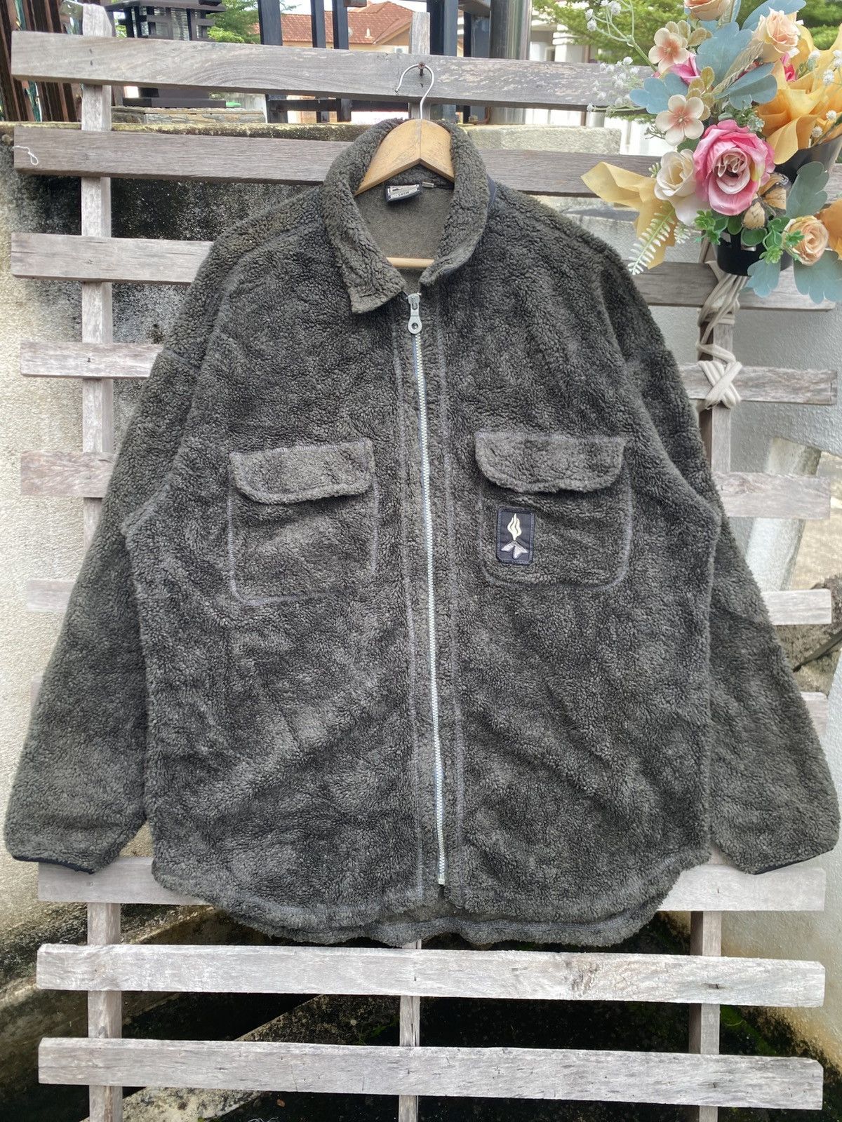 Quiksilver Vintage Quiksilver Sherpa Double Pocket Jacket Size US L / EU 52-54 / 3 - 3 Thumbnail