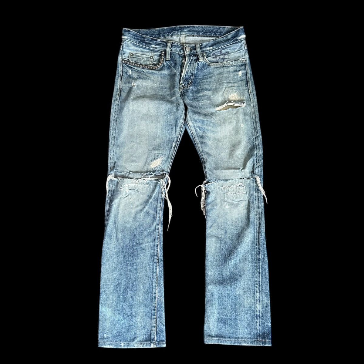 Hysteric Glamour × Japanese Brand Hysteric Glamour Ripped Denim Size US 28 / EU 44 - 1 Thumbnail