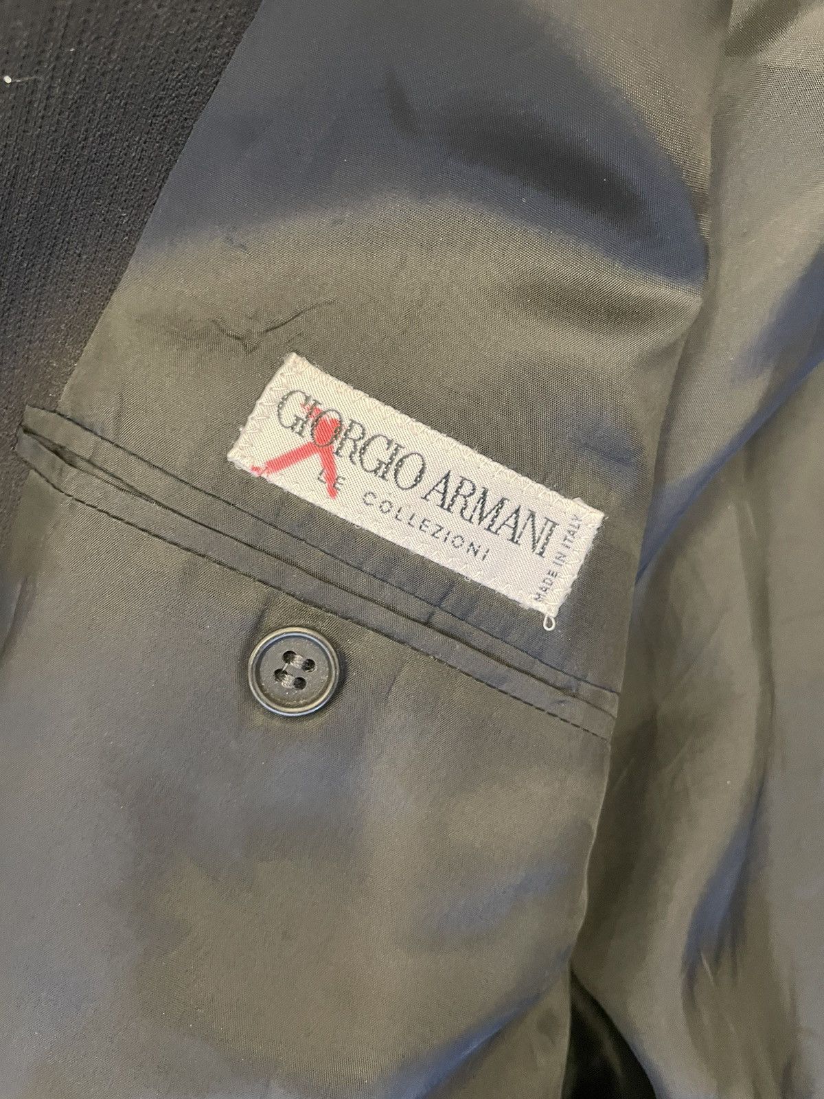 Giorgio Armani × Vintage Vintage Wool Jacket Size 46R - 7 Thumbnail