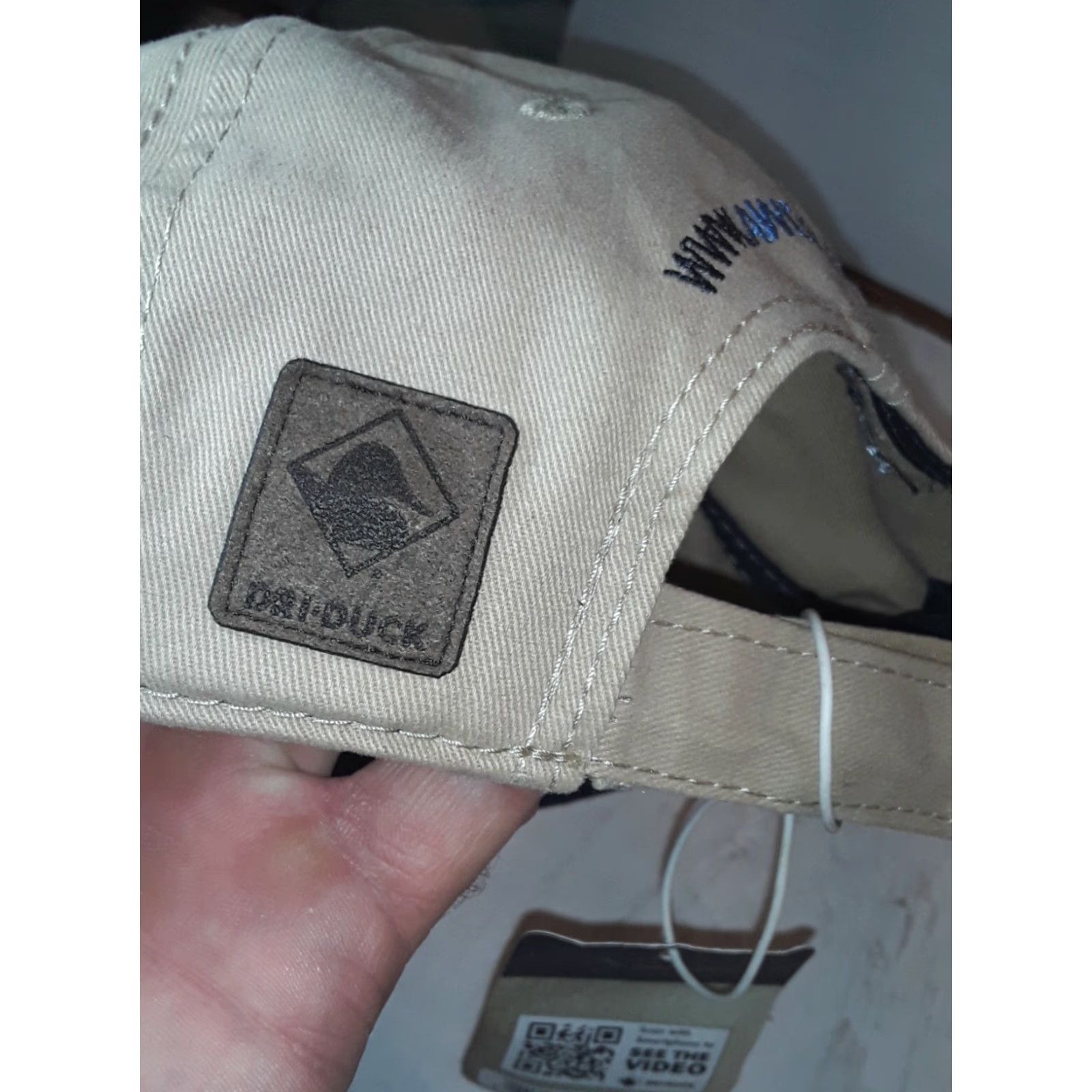Vintage AWC Silencers Mens Brown Adjustable Hook Loop Shooting Hat Baseball Cap, Canvas, Cotton, Duck Theme, Outdoor, Shooting Guns, Adjustable, Men's HAT Size ONE SIZE - 6 Thumbnail