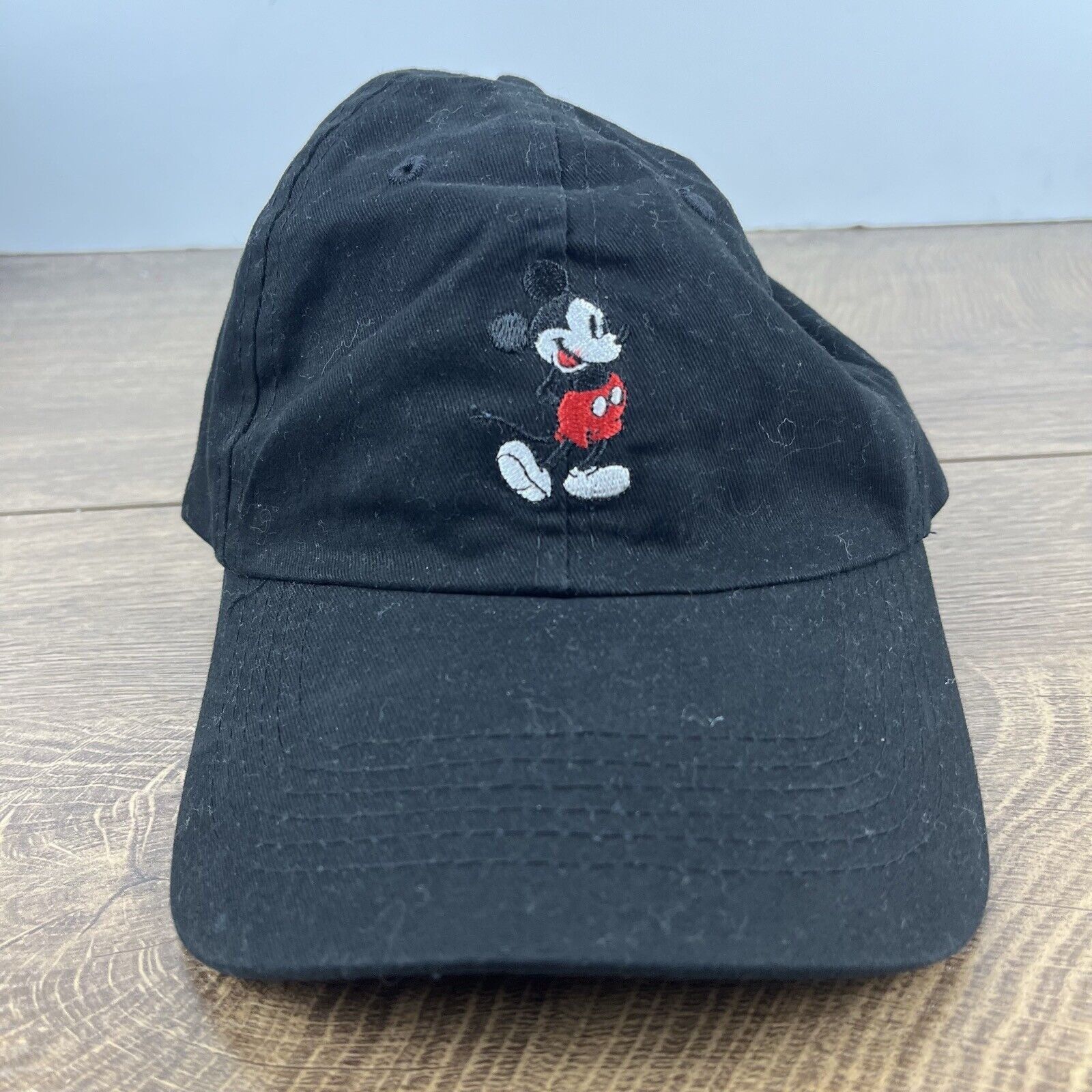 Other Mickey Mouse Hat Black Cap Adjustable Mickey Hat Black Adult Size ONE SIZE - 2 Thumbnail