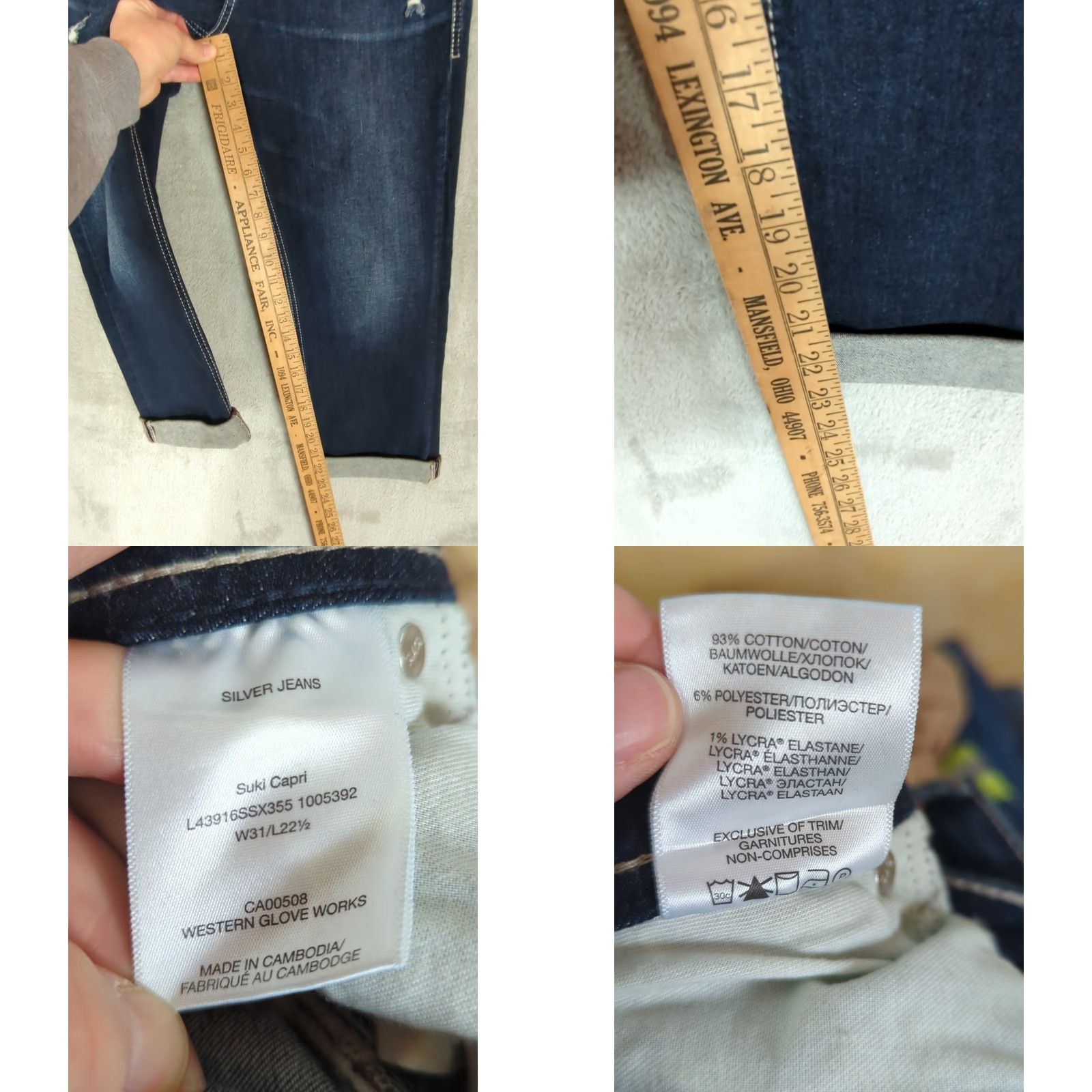 Silver Jeans Co. VINTAGE (no) - Note: There is no vintage status in original title; output must only use original words. Size 24" / US 00 / IT 34 - 9 Thumbnail