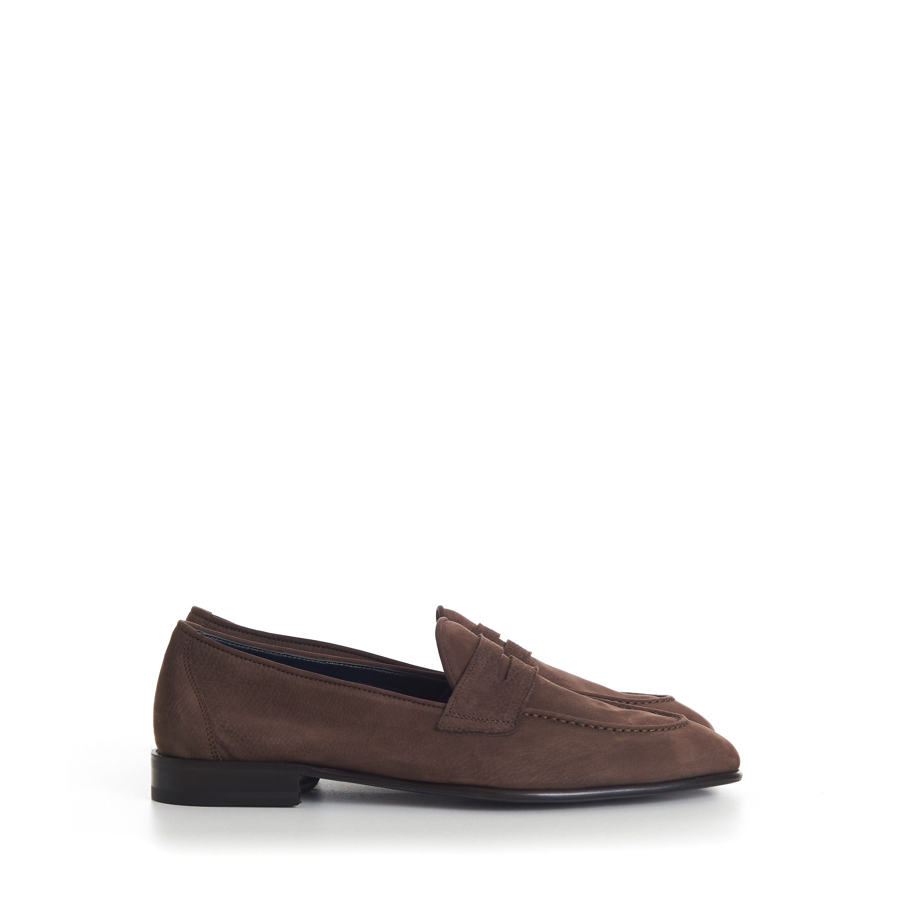 Brioni Penny Loafer In Brown Suede Size US 8.5 / EU 41-42 - 8 Thumbnail