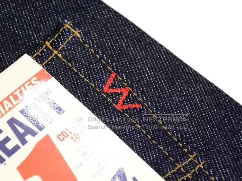 Iron Heart Iron Heart Straight-leg red-eared cycling jeans Size US 30 / EU 46 - 5 Thumbnail