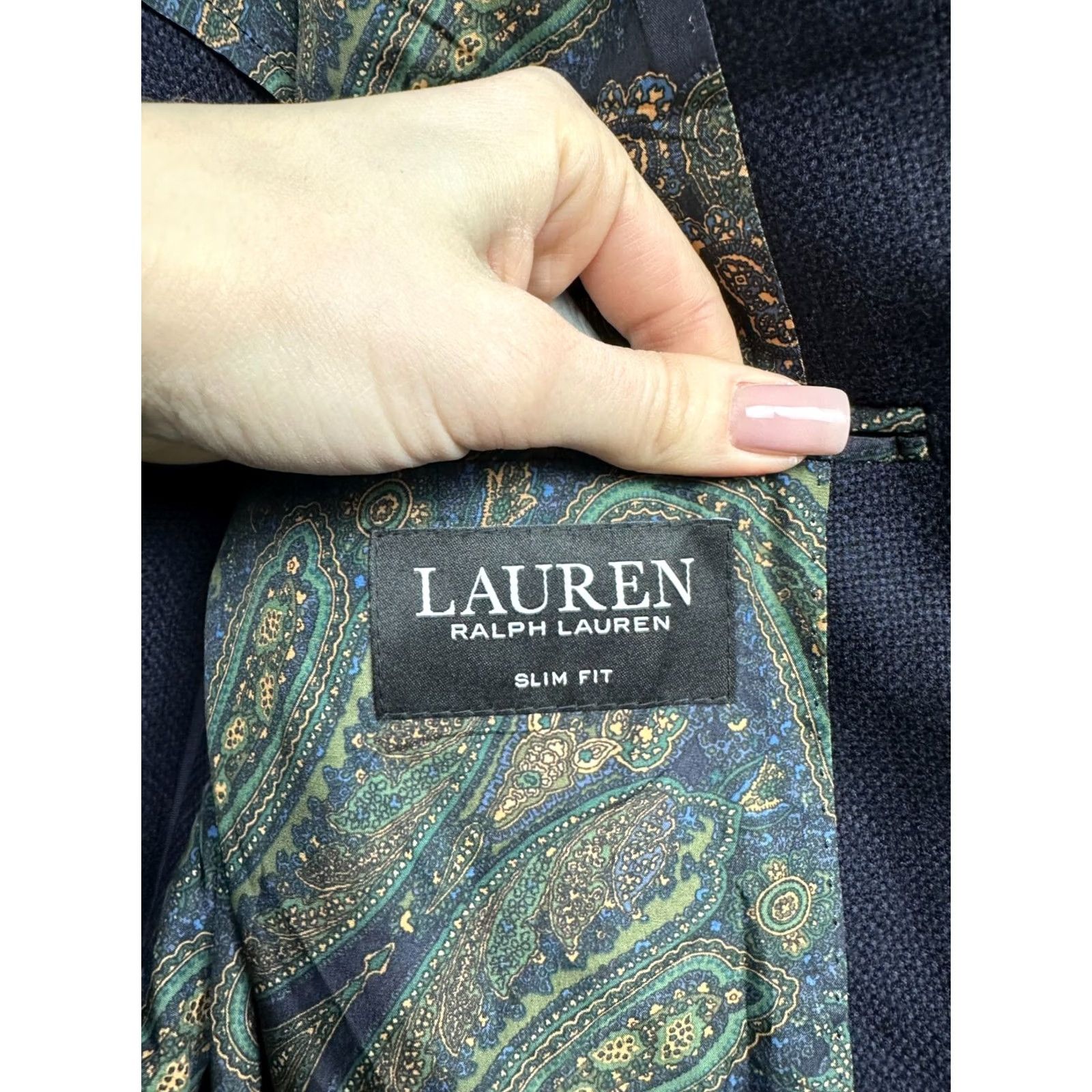 Ralph Lauren Ralph Lauren Black Label Jacket Mens 40 Blue Wool Blazer Size 40S Slim Fit Size 40R - 4 Thumbnail