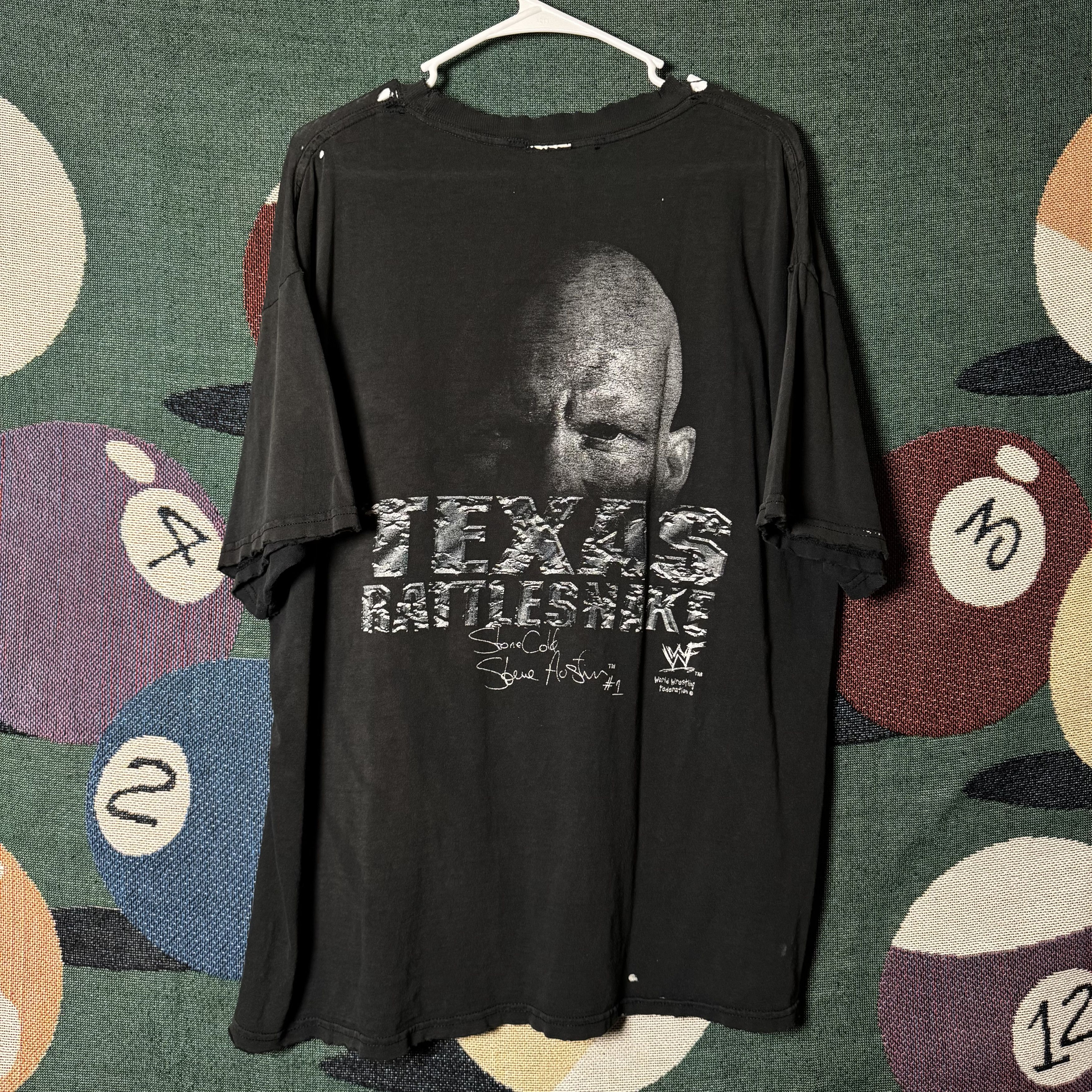 WWE Vintage 1999 WWE Stone Cold Texas Rattlesnake Tee Size US XL / EU 56 / 4 - 2 Thumbnail