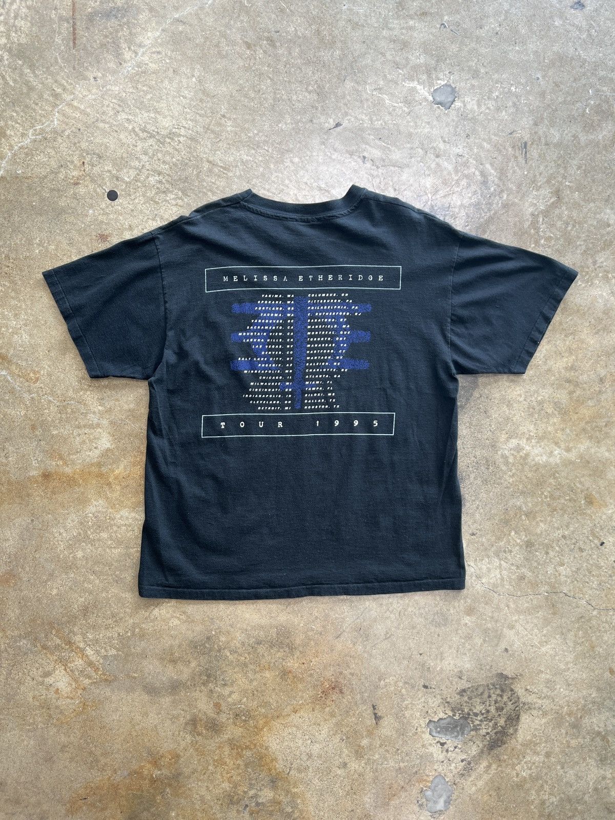 Band Tees Vintage Melissa Etheridge Yes I Am 1995 Tour Tee XL Size US XL / EU 56 / 4 - 5 Thumbnail